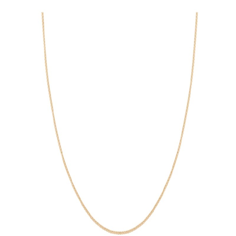 18K Yellow Gold Filled 16″-32″ inch 2mm Thin Cuban Curb Link Chain Necklace N70G