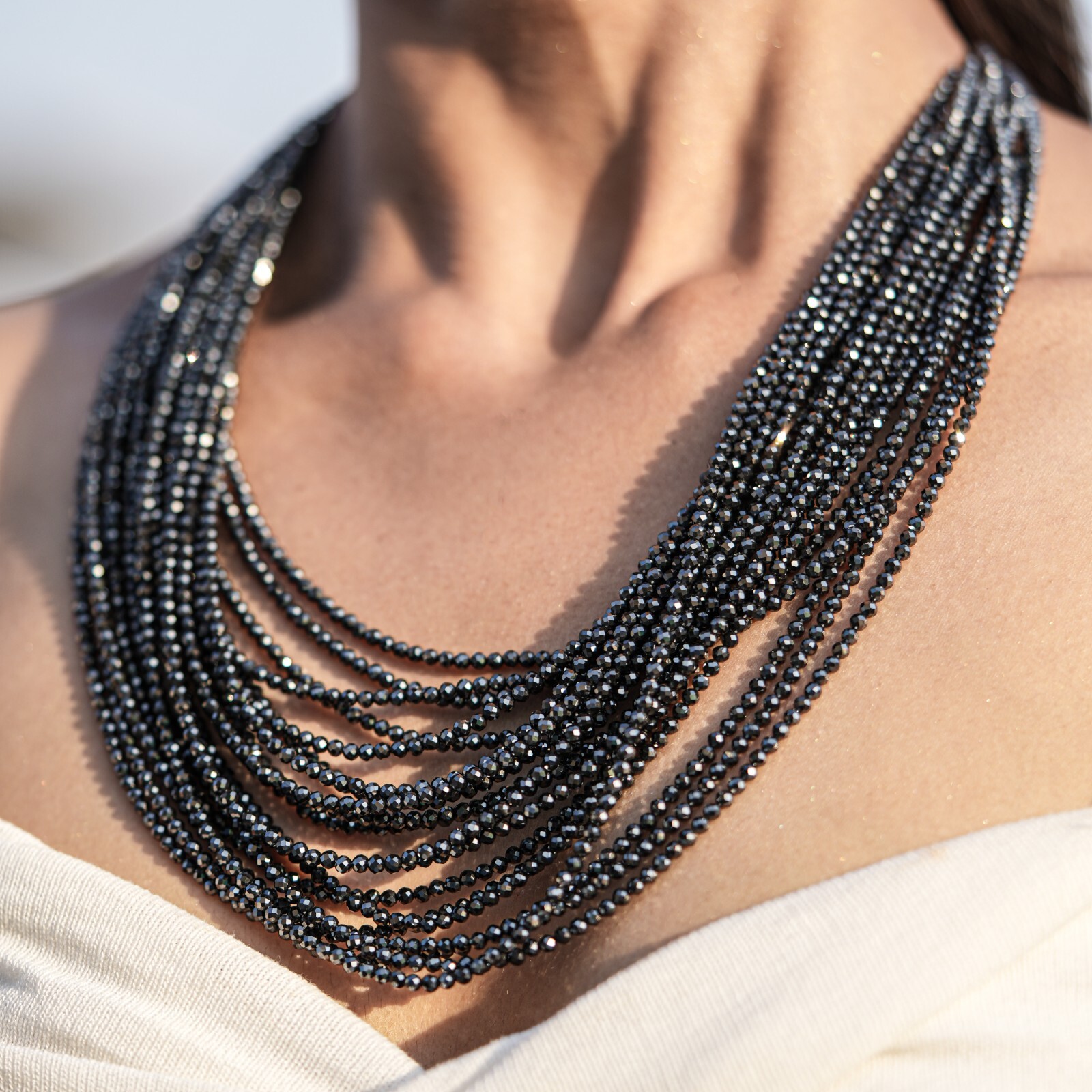 Black Moissanite Beads, 26 CT Black Beads, Black Faceted Diamonds Beads Lock