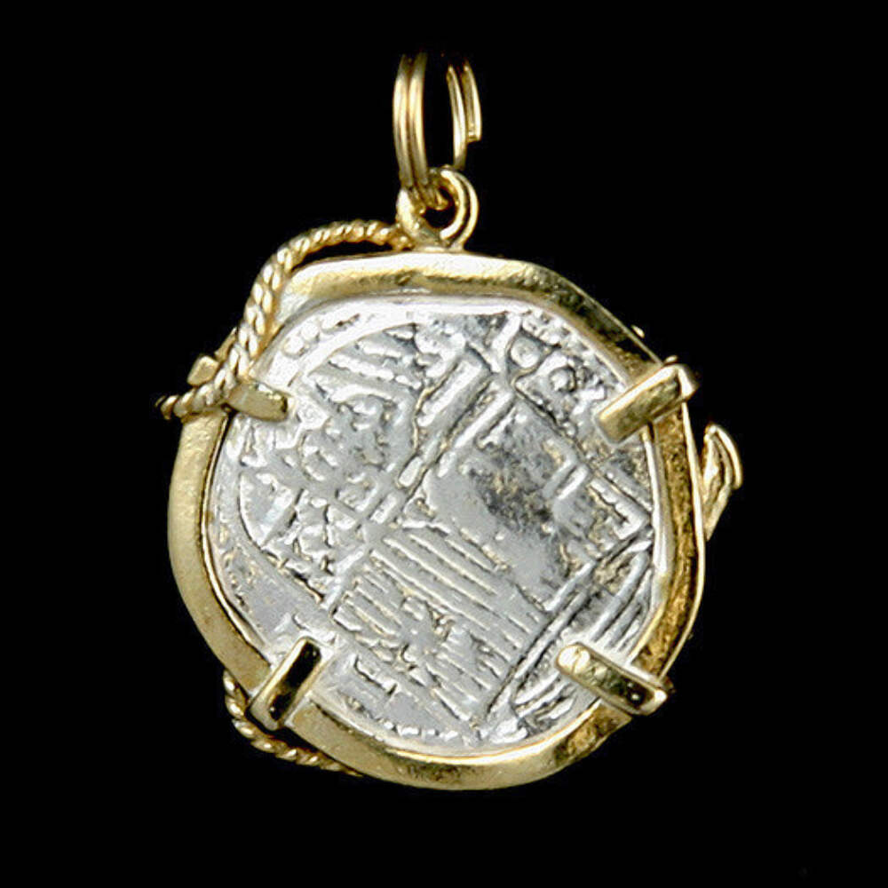 Atocha Sunken Treasure Jewelry – Medium Pieces of 8 Silver Coin Pendant