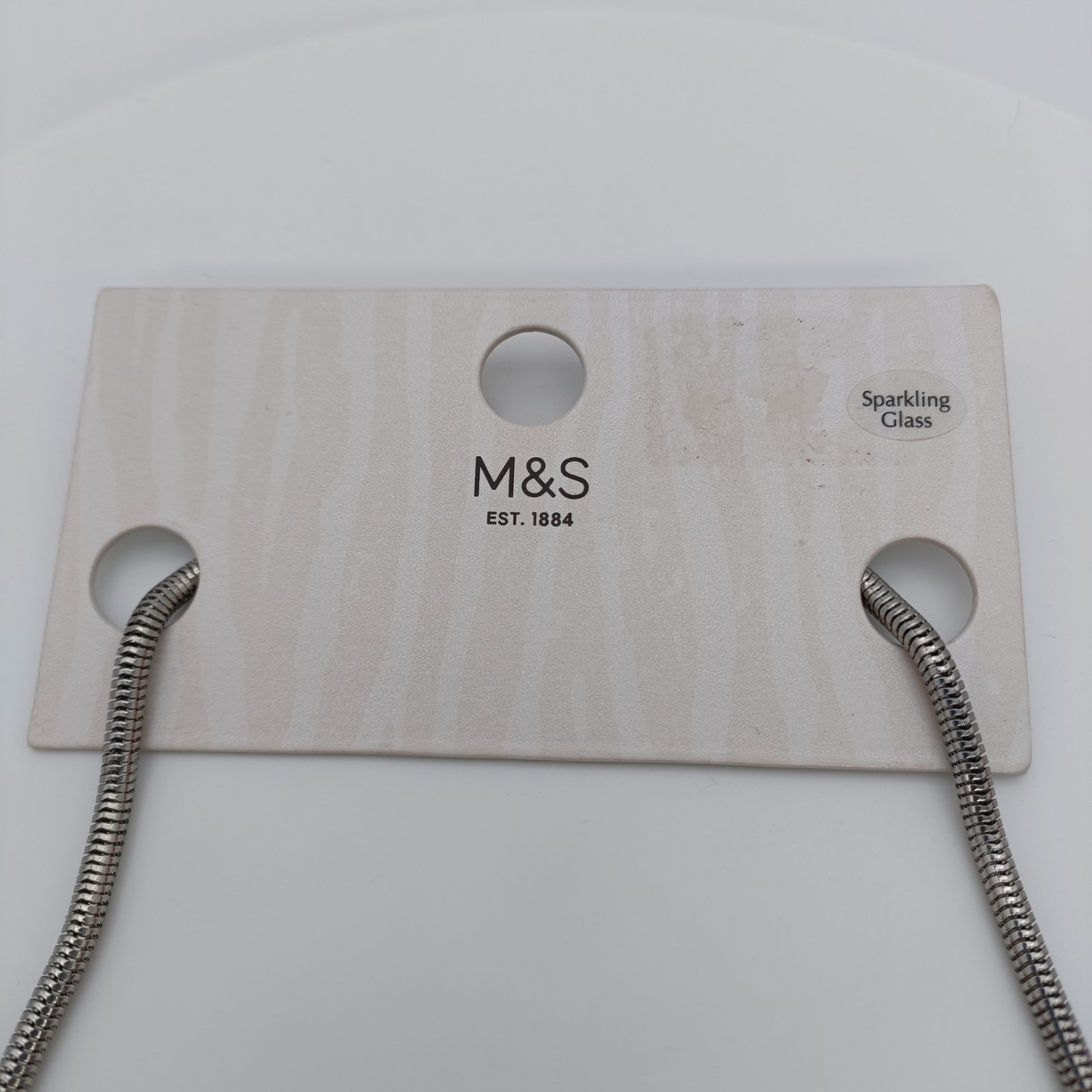 Marks & Spencer M&S Womens Ladies 46cm Grey and Silver Colour Necklace Brand New