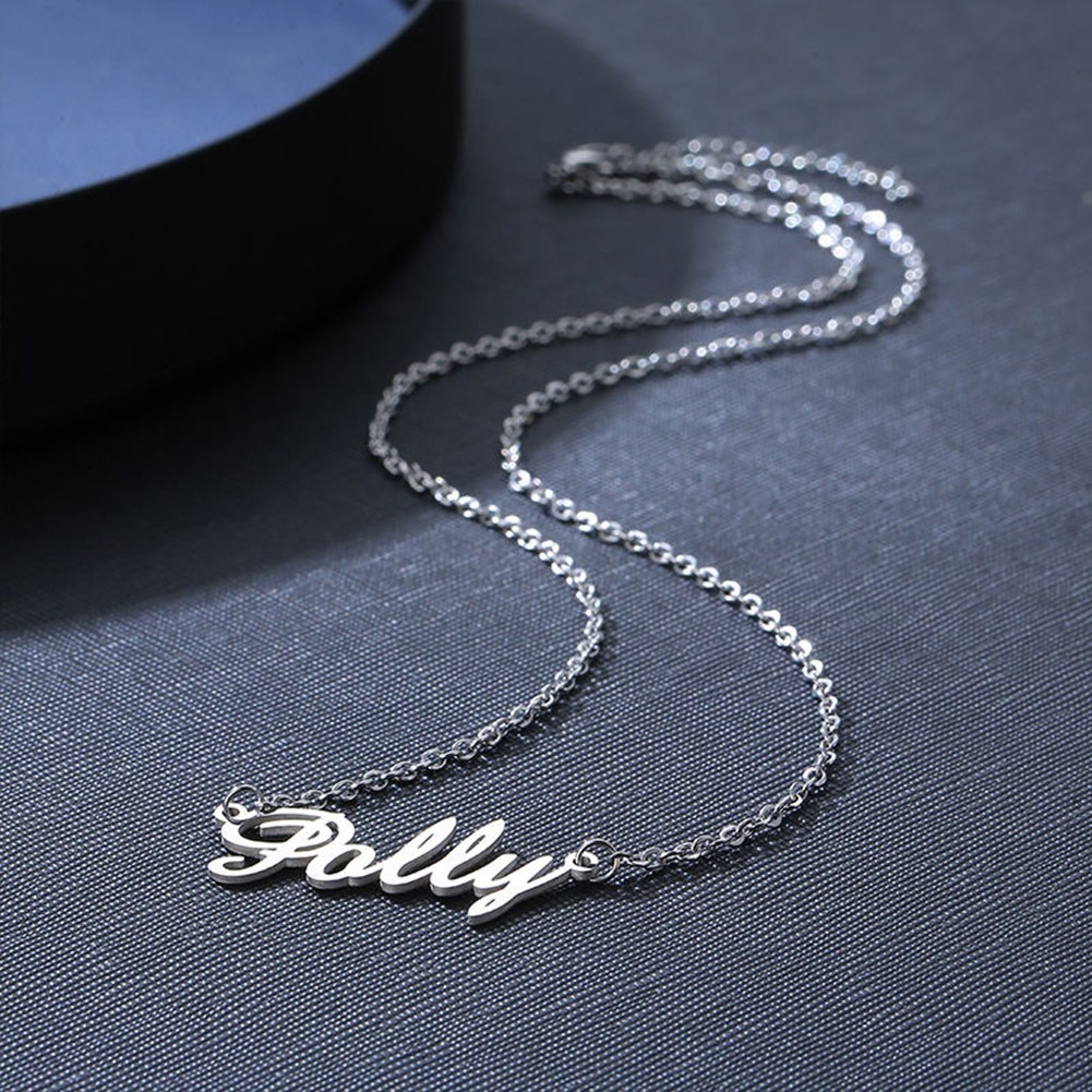 Personalized Tiny Name Necklace for Women Pendant Custom Made with Any Names