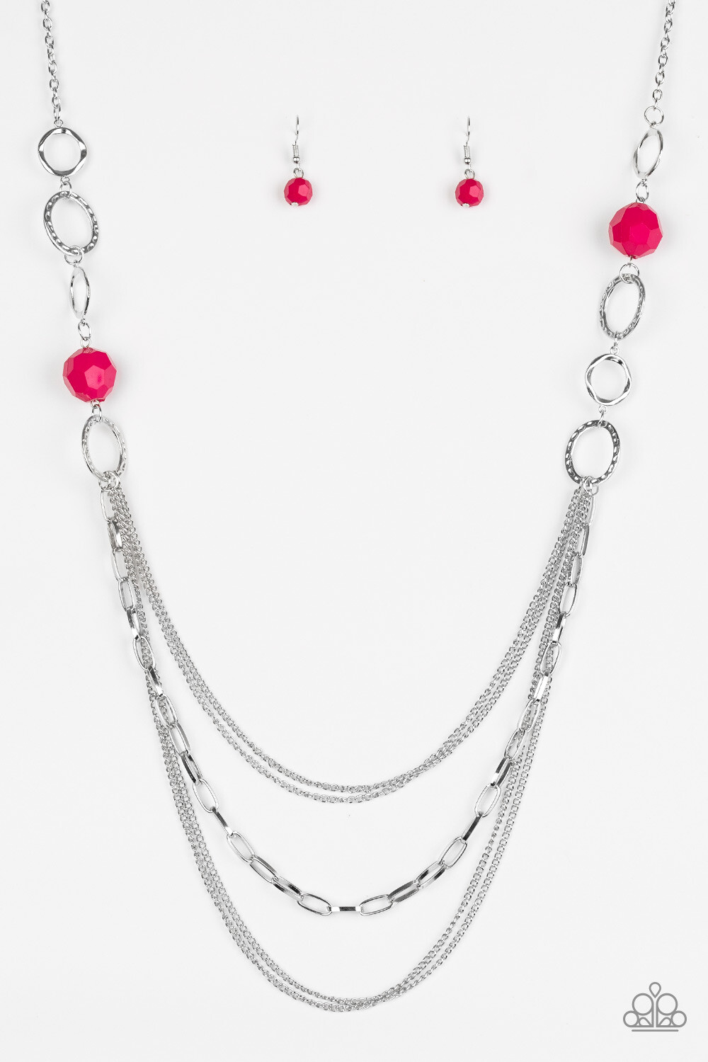 Margarita Masquerade Pink Necklace Paparazzi New