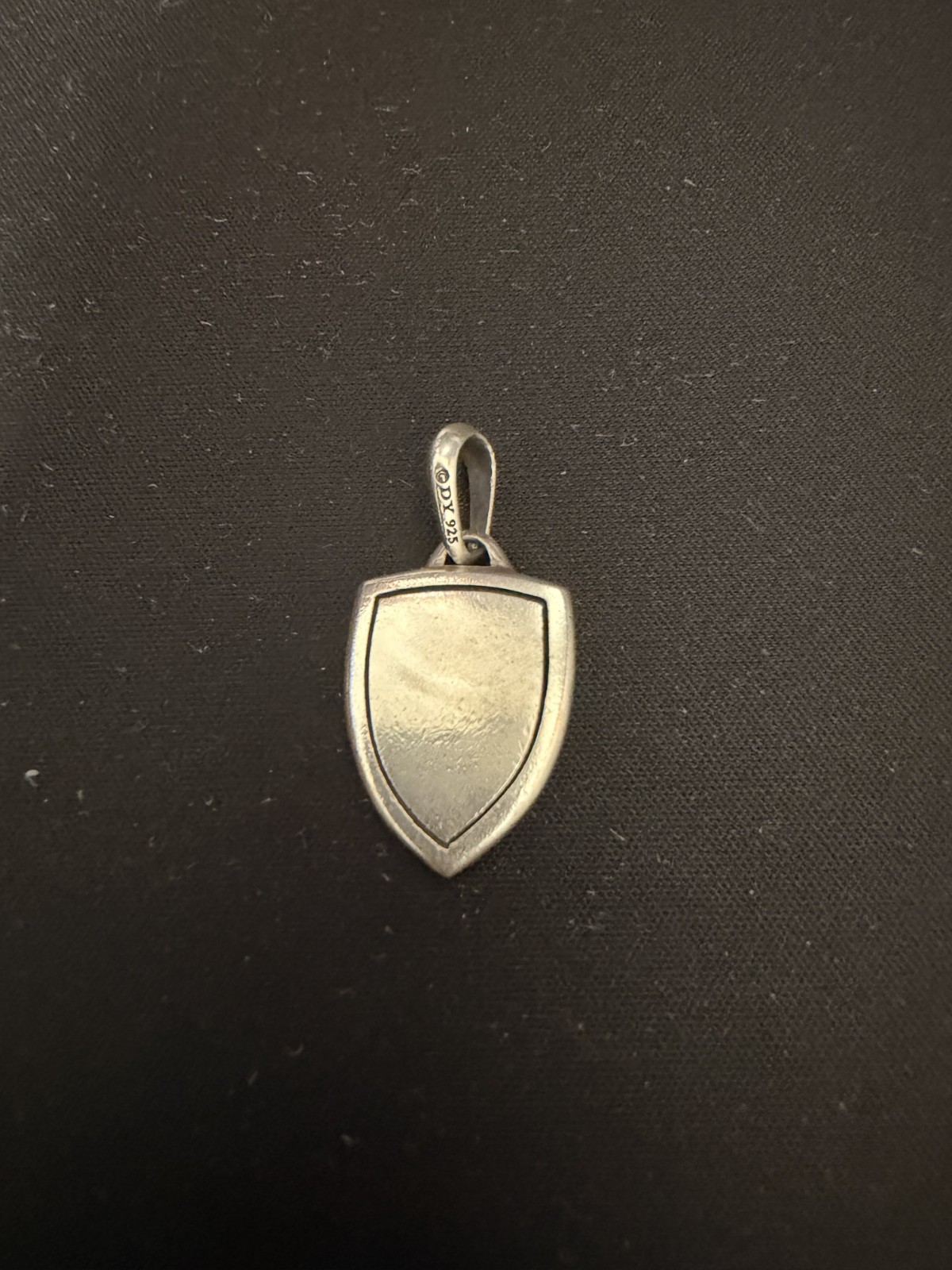 David Yurman St. Michael Amulet Sterling Silver 26mm