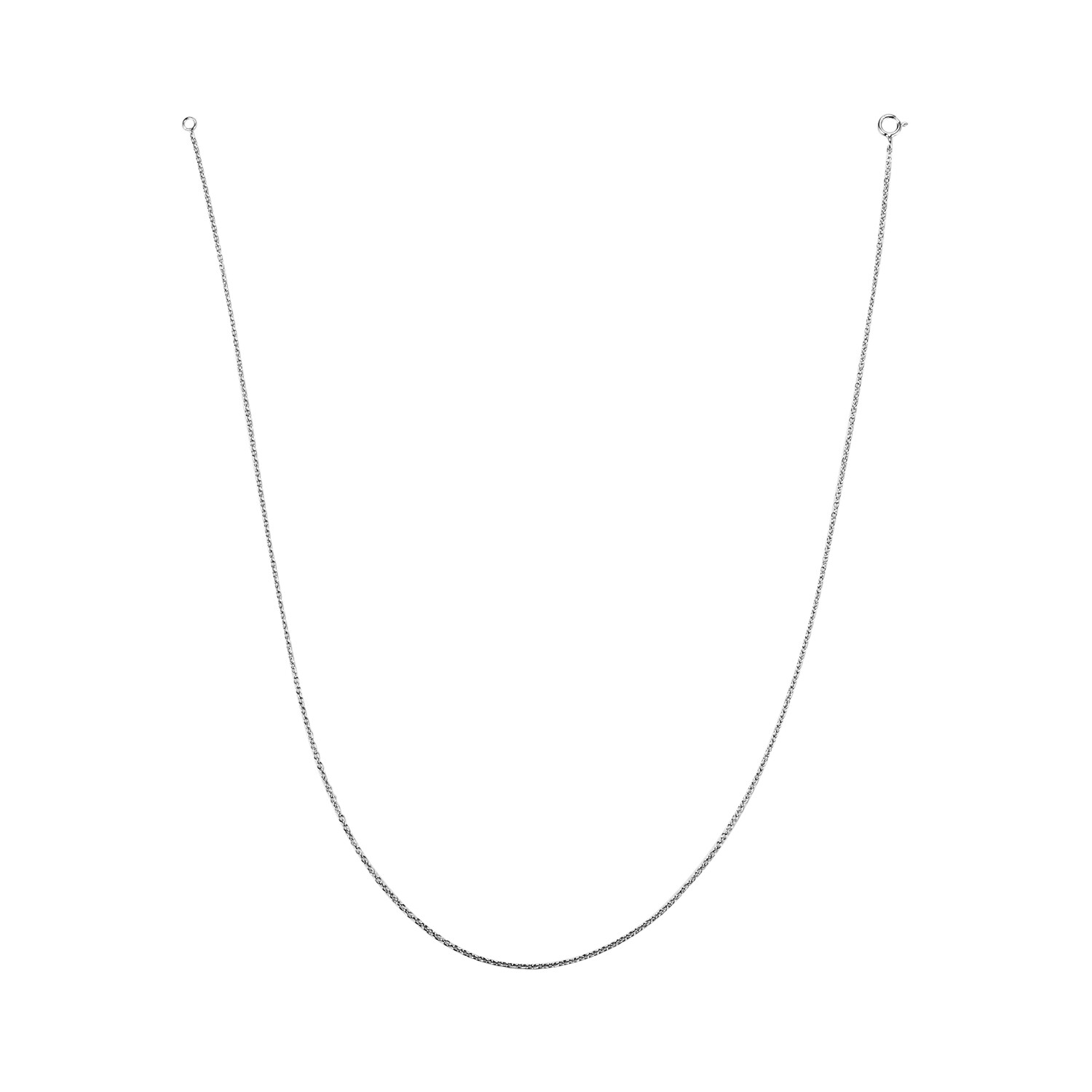 925 Sterling Silver Men Women 1MM Cuban Chain Necklace 16in/18in/20in/22in/24in
