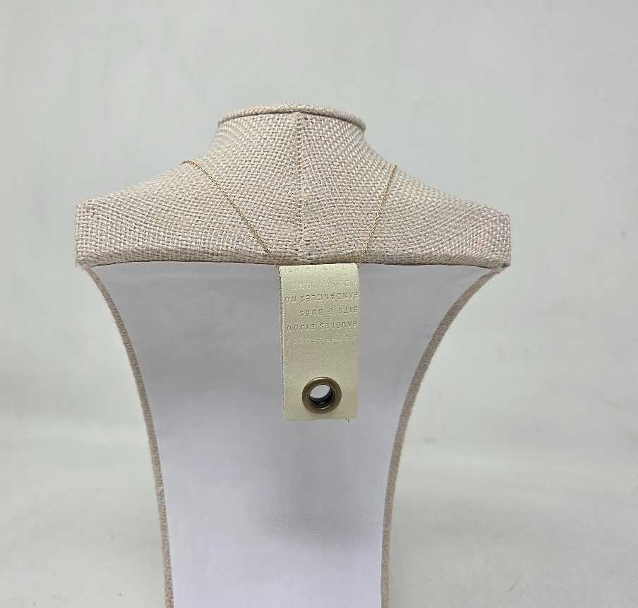 New Anthropologie medium rebirth necklace in mint green