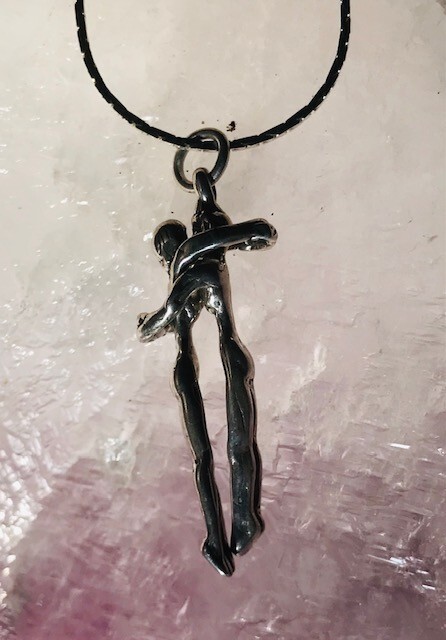 Male Gay Bodies M&M 925 Pendant Pride LGBTQ Hanging Around Together by JKL 169