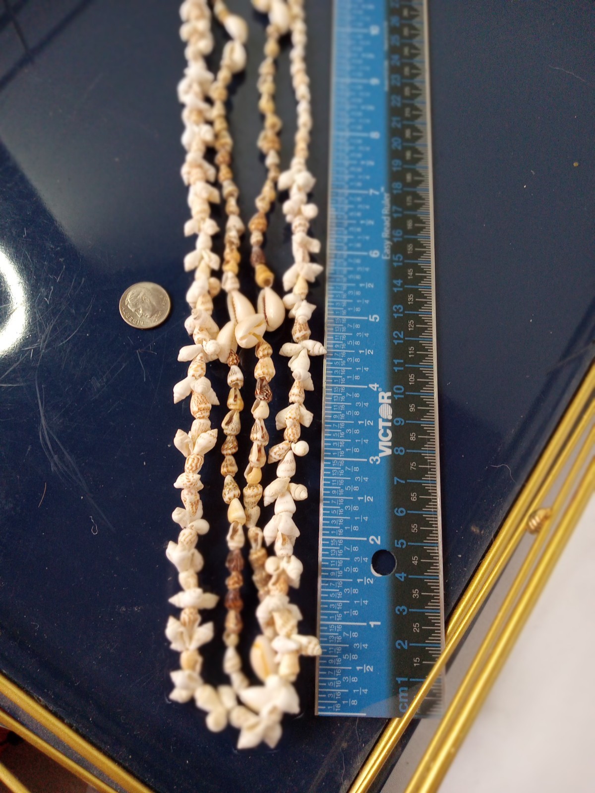 5-piece Lot Shell Necklaces Featuring Cowrie Shell and Puka Shells