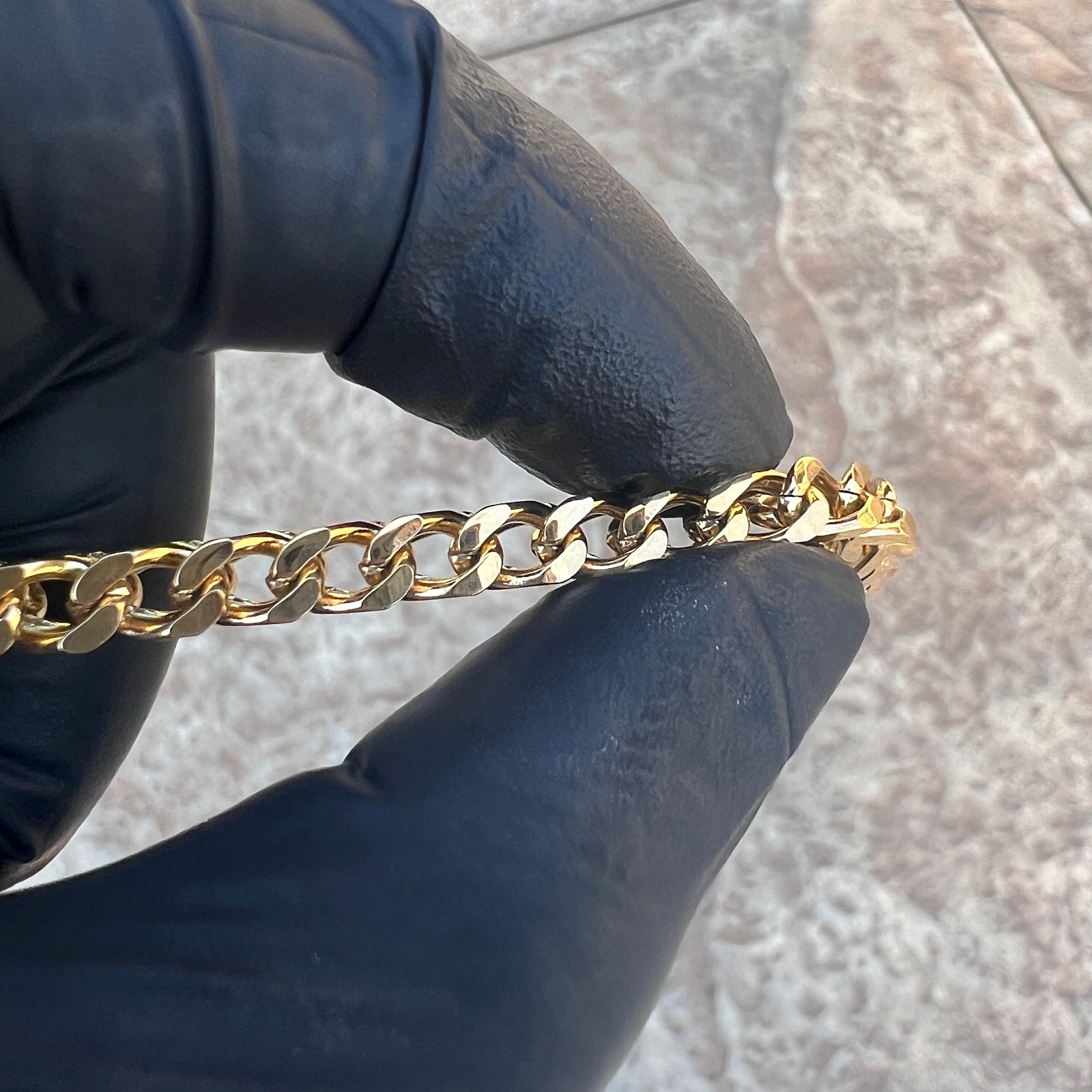 18K Gold Plated Stainless Steel Franco Chain Foxtail 20″-30″ Solid Necklace 5MM