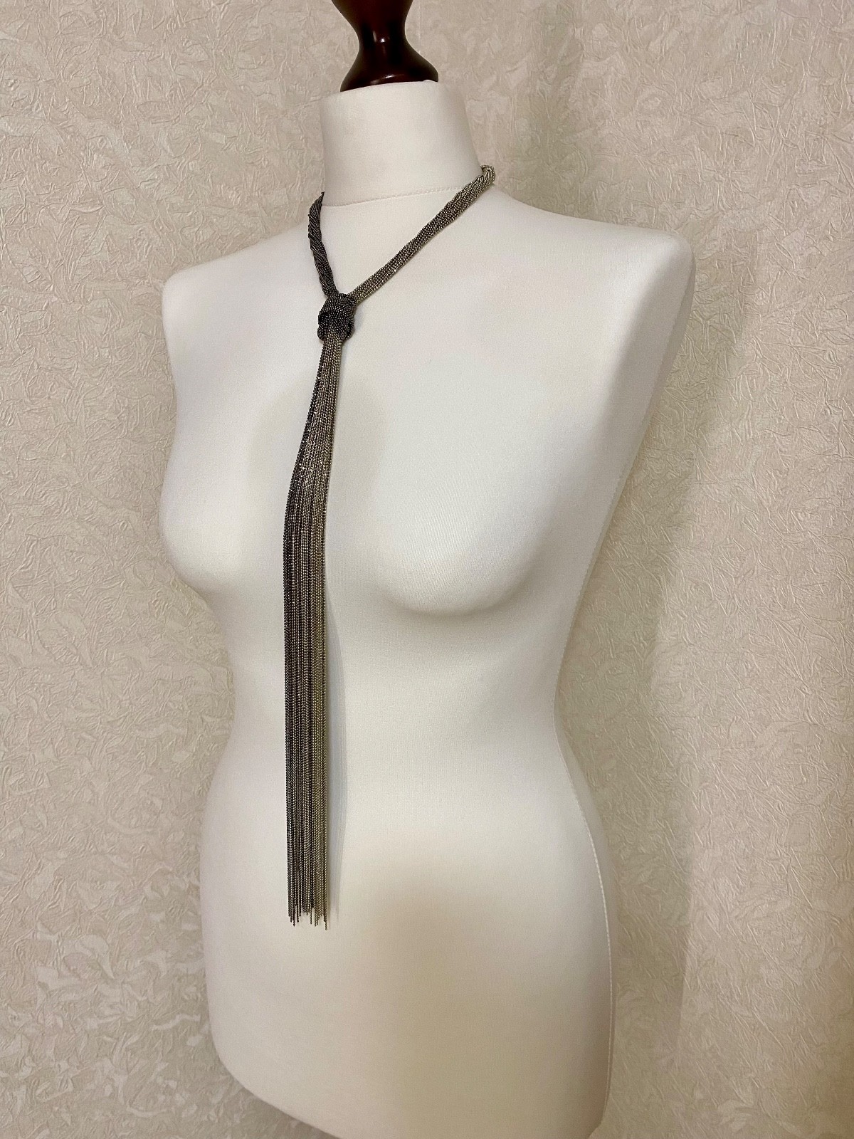 Fabiana Filippi Monili Chain Tassel Necklace