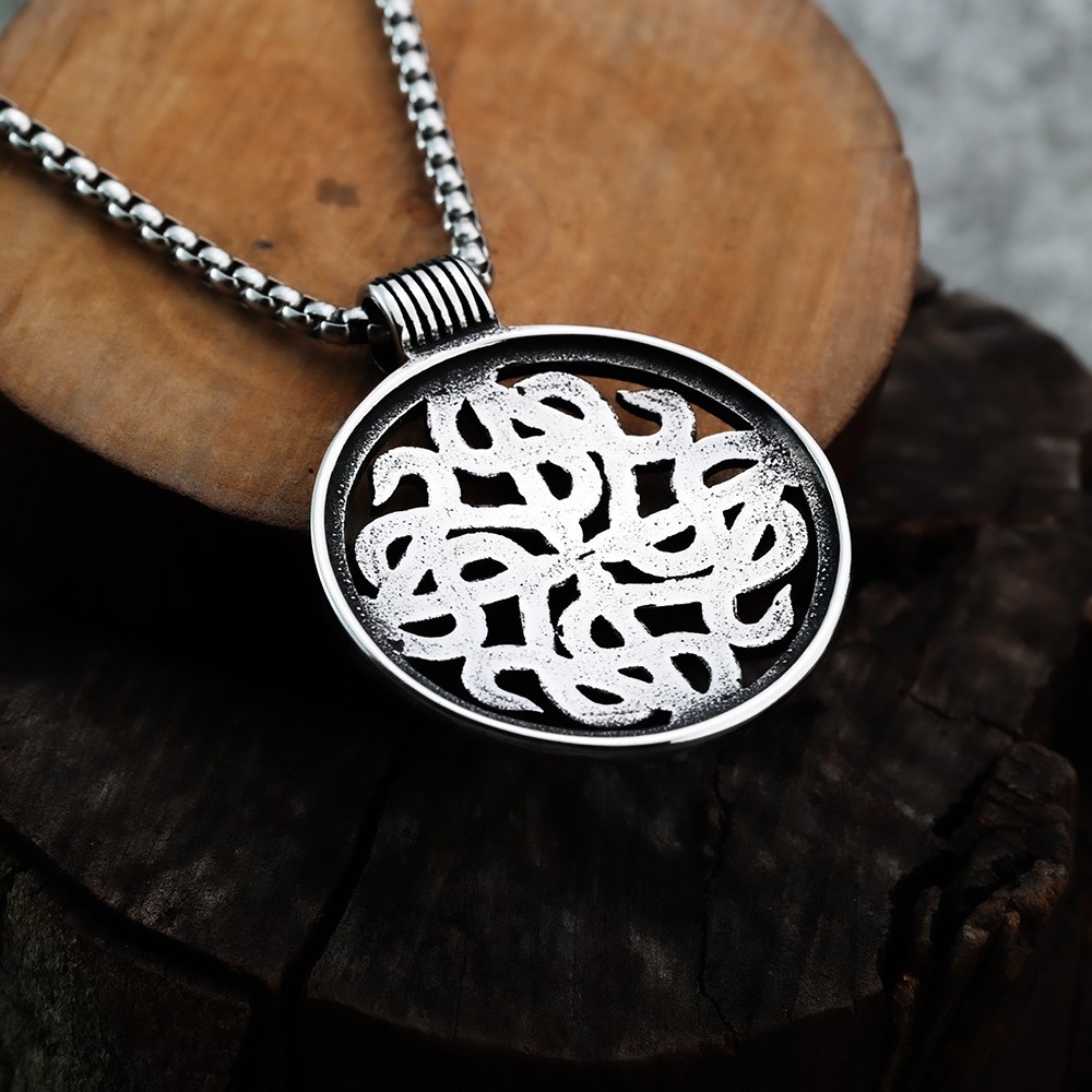 MENDEL Womens Norse Viking Protection Symbol Pendant Necklace Jewelry For Women