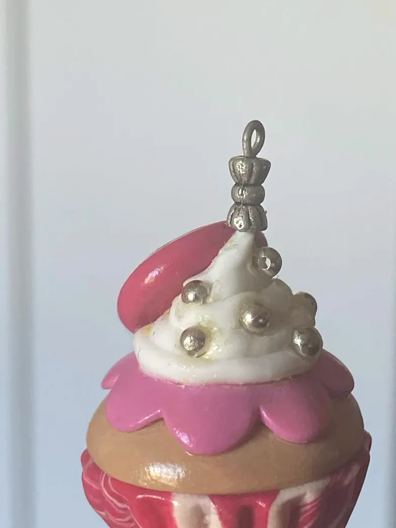 My little pony G1 cupcake necklace handmade (polymer clay) retro and unique