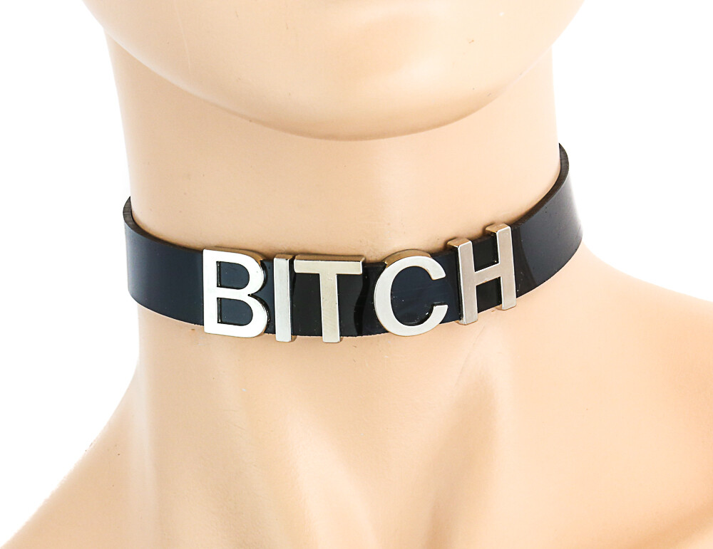 Slave Shiny Vinyl PVC Bdsm-Choker-Slut-Neck-Collar-Restraint-Choker-Adult-Kinky