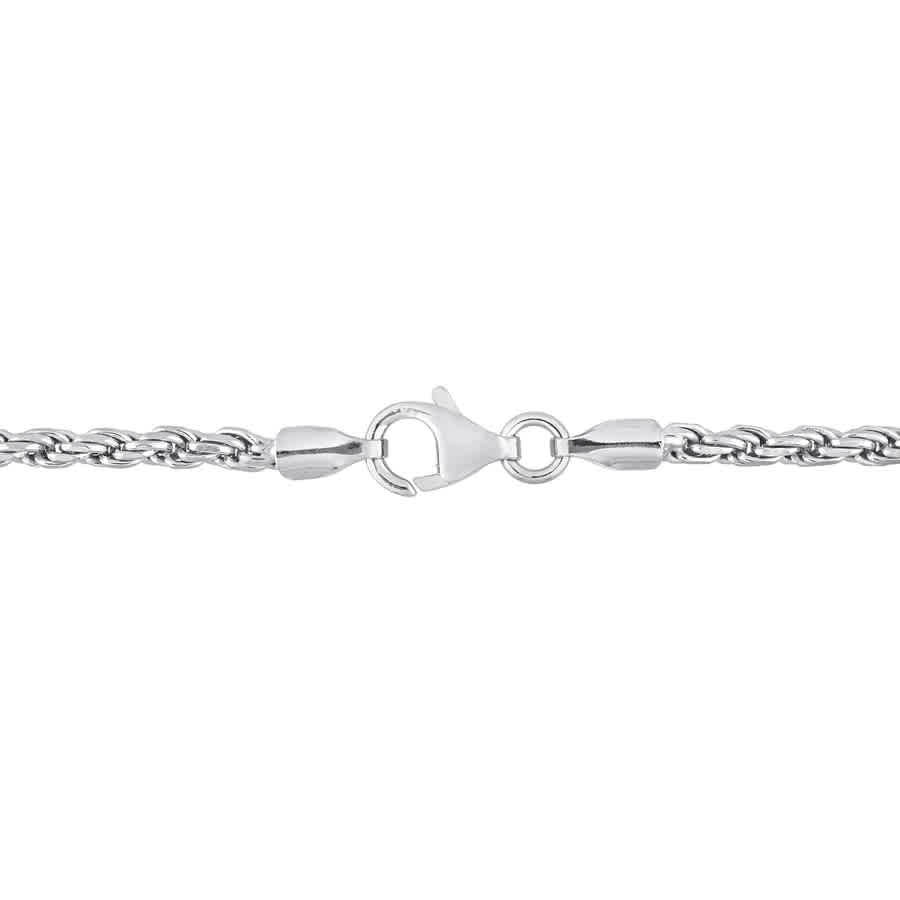 AMOUR 2.2mm Rope Chain Necklace In Sterling Silver, 16 In