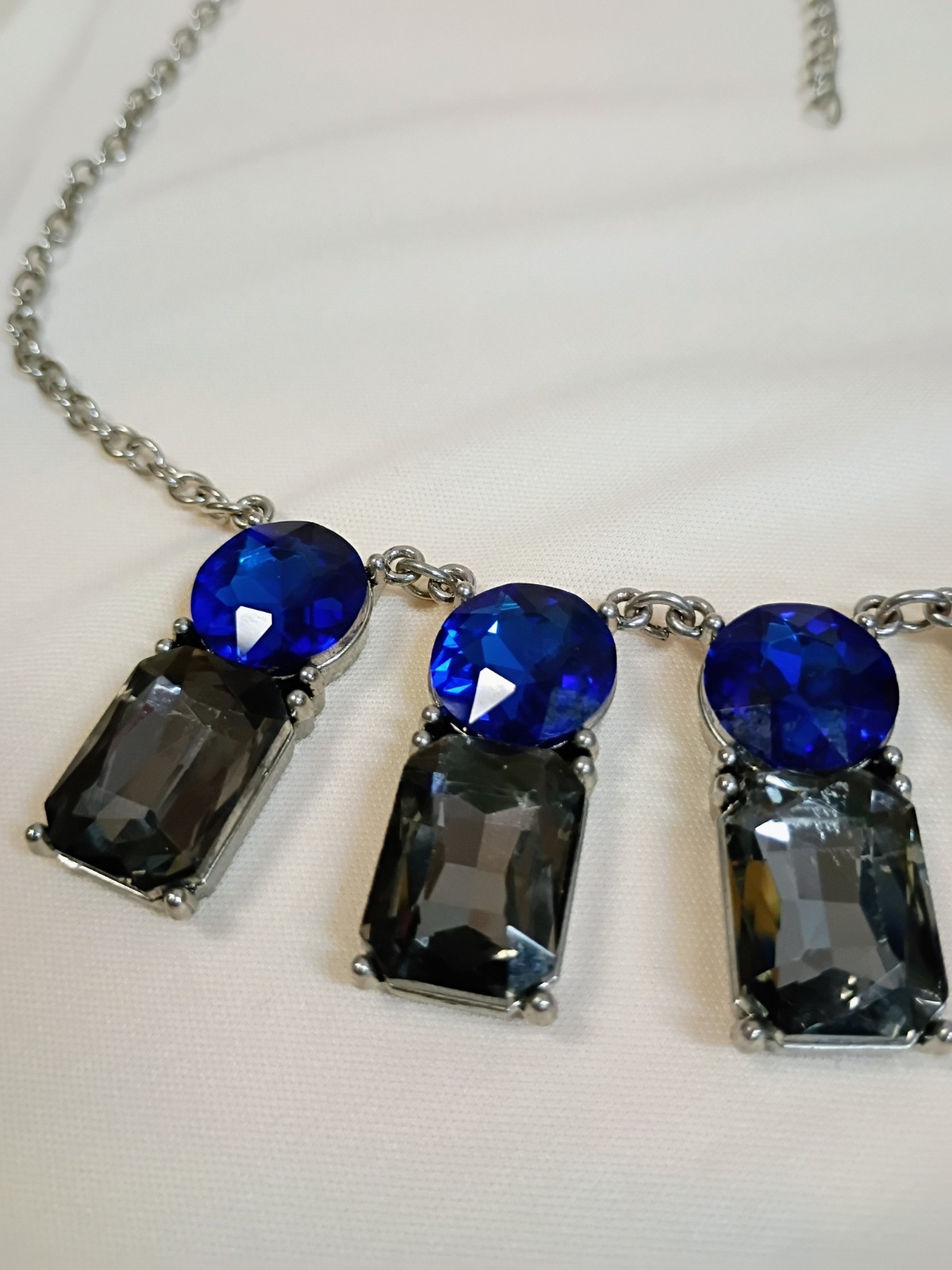 Paparazzi Colbalt Blue & Smokey Gray Necklace
