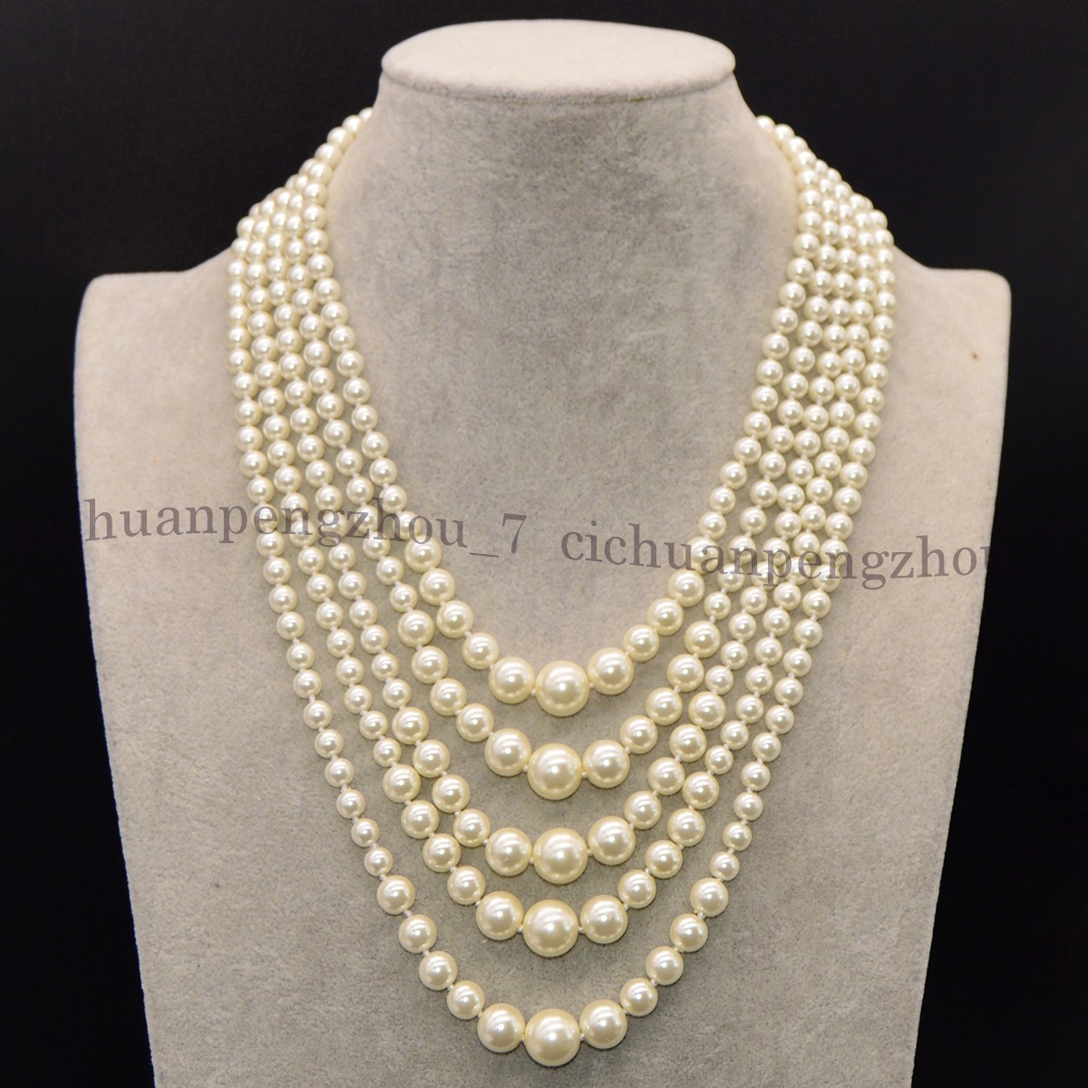 Fashion Jewelry 8/10mm Gemstone Round Beads Tortoise Pendant Necklace 18”