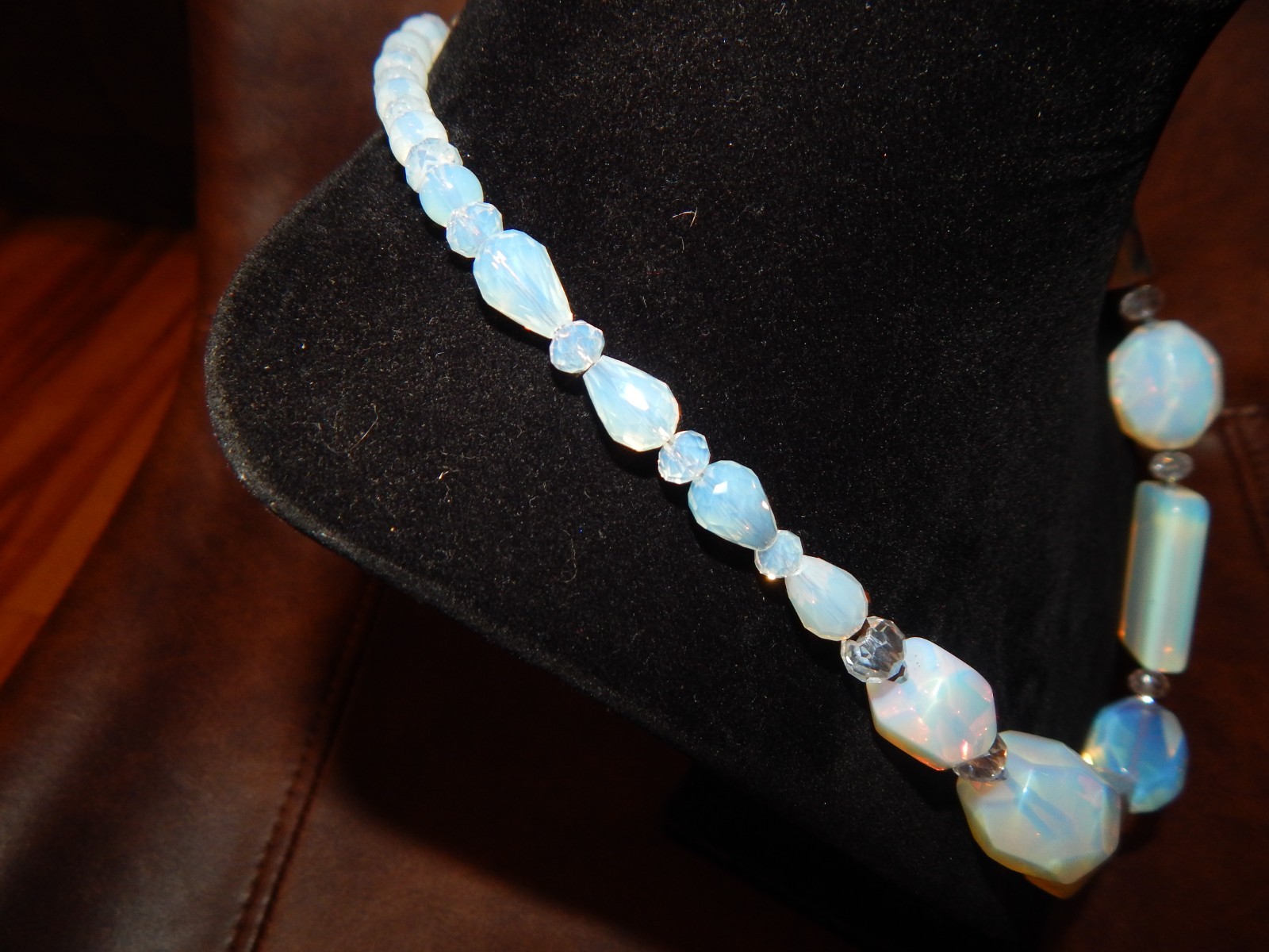 opalite necklace womans (H)