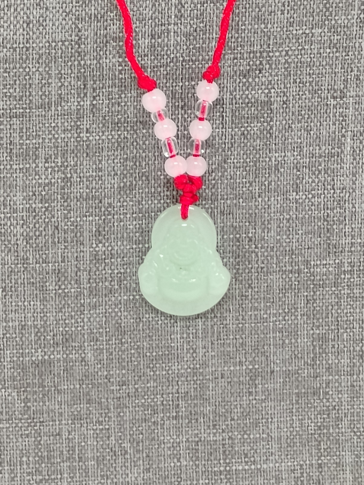 Reseller Lot Of 100 Green Jade Buddah Pendants 16″-28″ Adjustable Rope Necklace