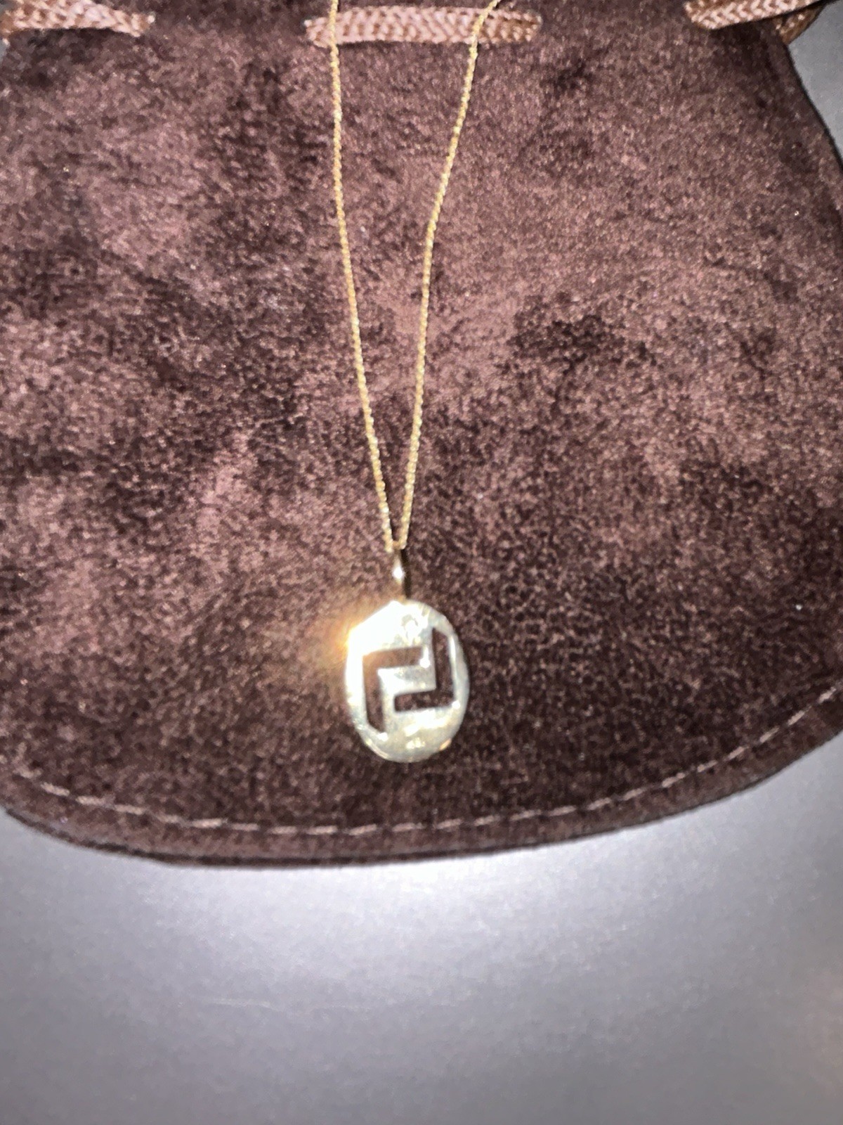 LANA Jewelry 14K Yellow Gold “Love & Luck” Pendant Necklace Hand-Signed by Lana