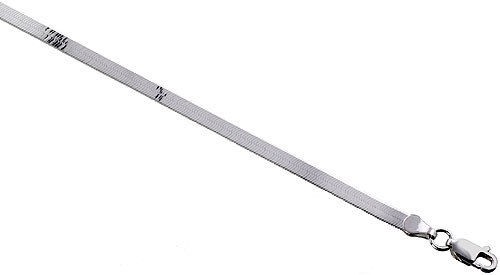 .925, Sterling Silver Herringbone Chain Necklace 3.6mm 16″,18″,20″,22″,24″,30″