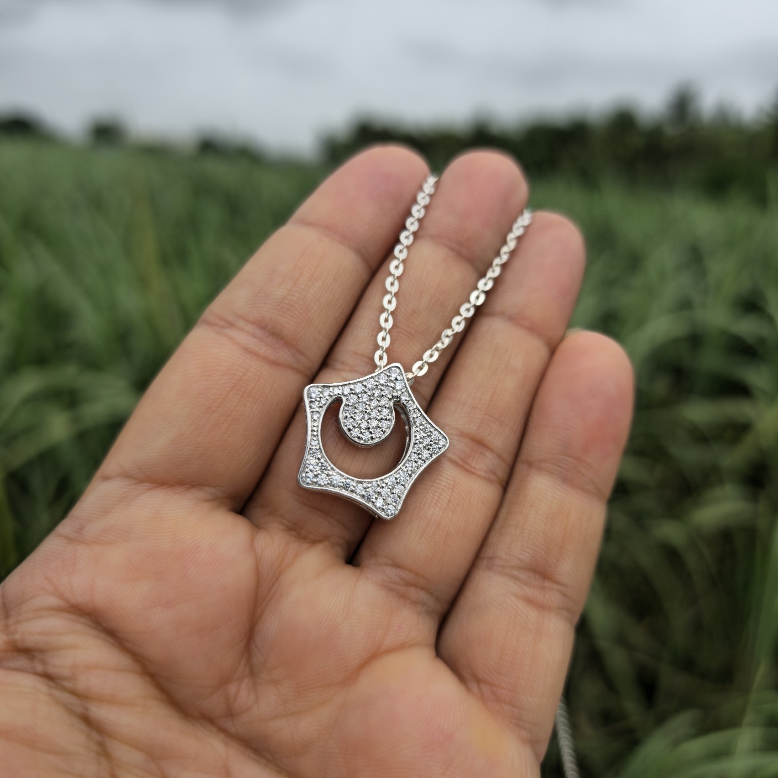 Boys Over Flowers Geum Jan Di’s Star and Moon Necklace & Celestial CZ Pendant