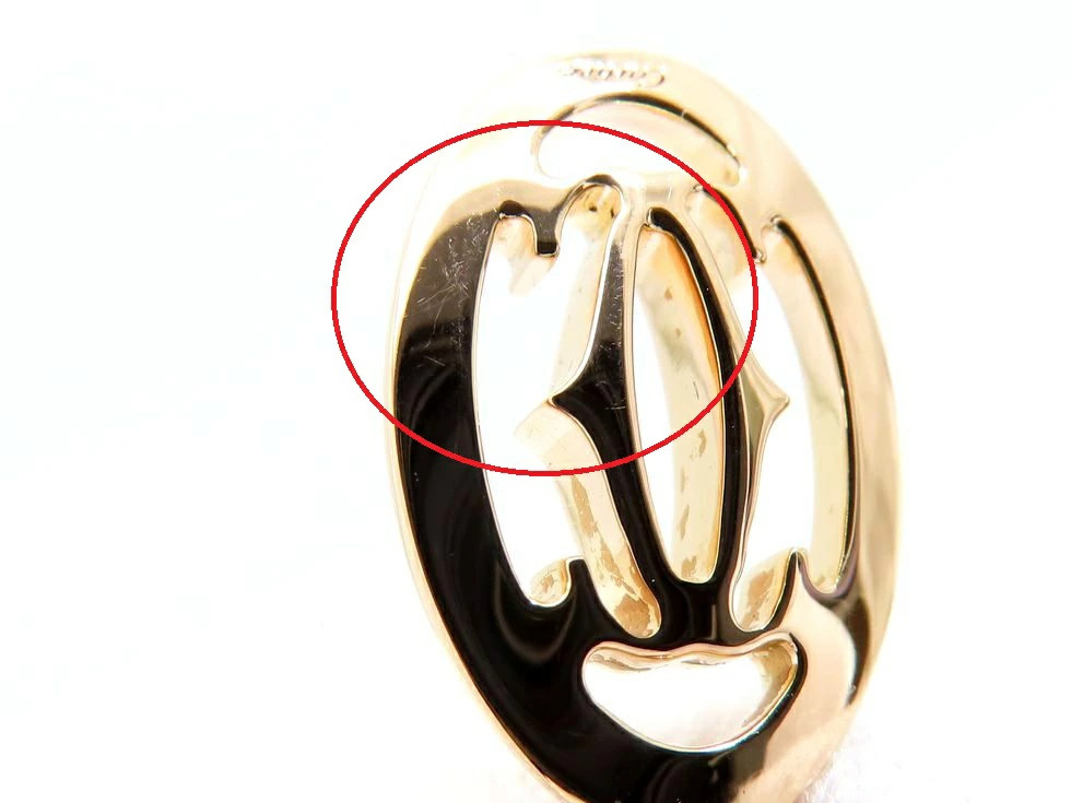 CARTIER B7219300 K18PG Diamond (no CT stamp) Logo Double C de CARTIER Necklace