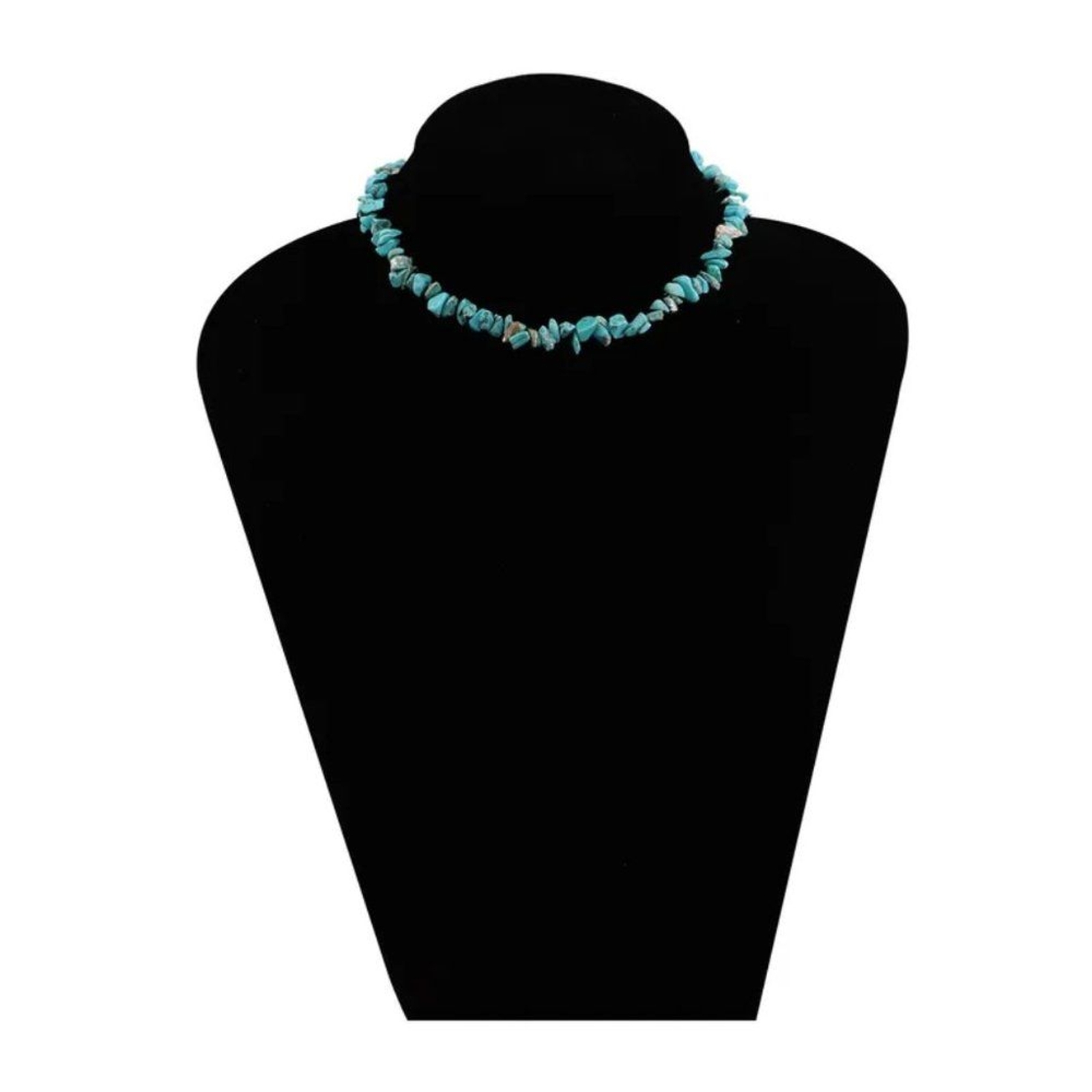 Western Southwestern Turquoise Beaded Boho Choker Necklace NEW