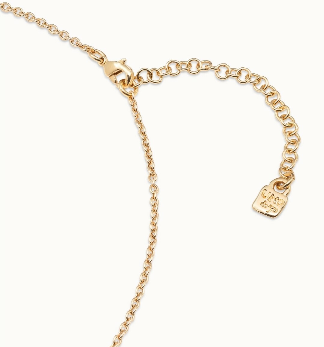 UNOde50 CHAIN 7 NECKLACE COL1392ORO0000U 42-47cm US SIZE 16.54-18.50 inches NEW