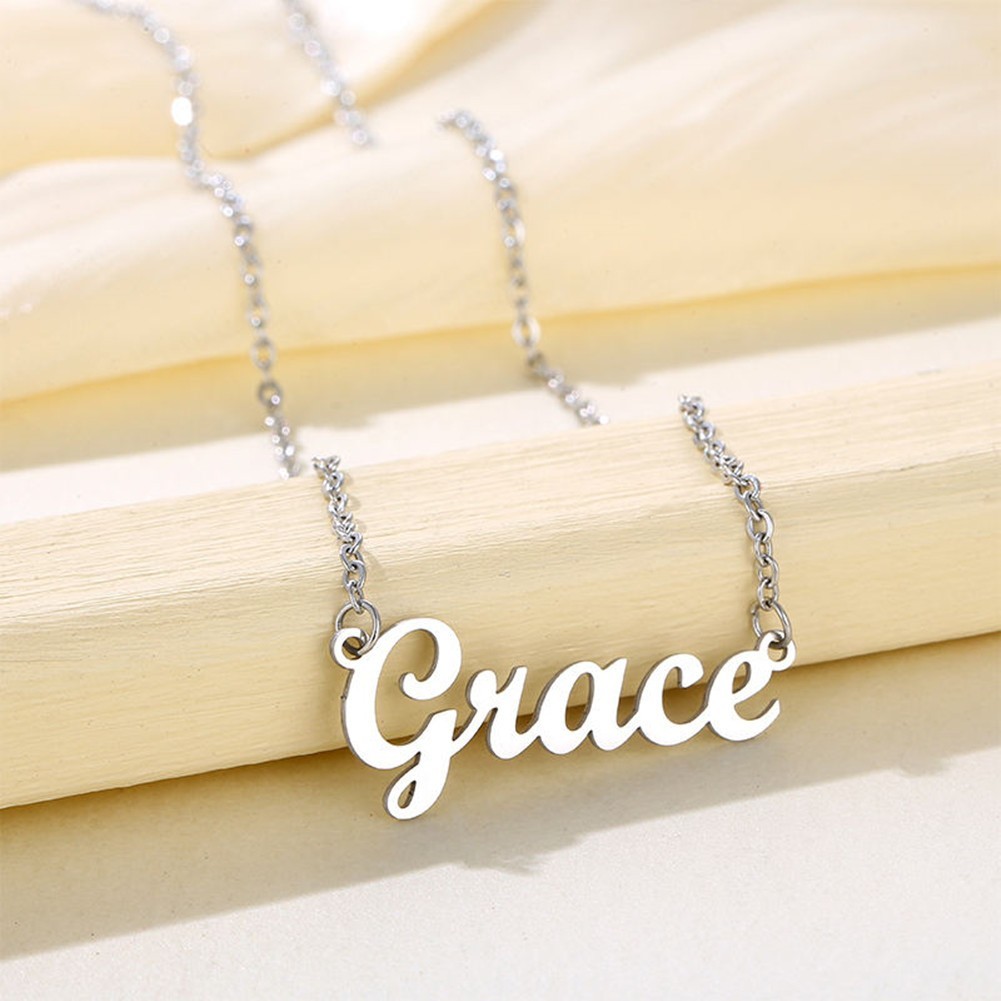 Personalized Tiny Name Necklace for Women Pendant Custom Made with Any Names