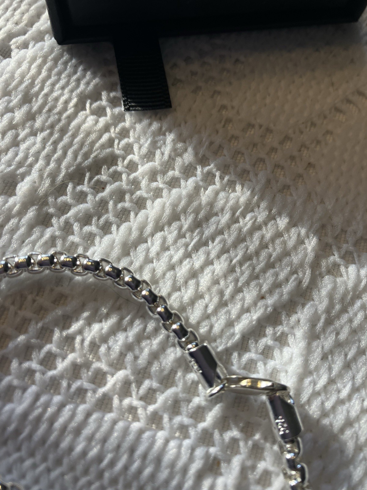 WYWH Italian Silver Rolo Chain Necklace Metal Jewelry
