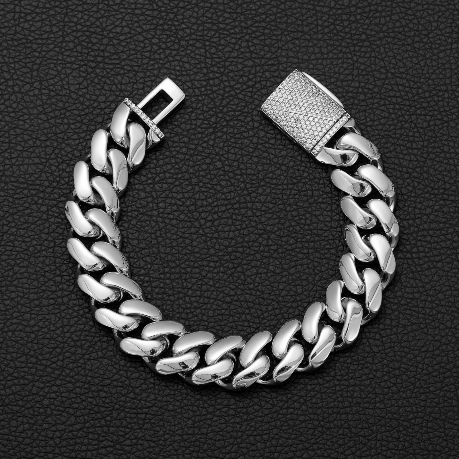 10-22mm Stainless Steel Miami Hip Hop Cuban Chain Necklaces or Bracelets