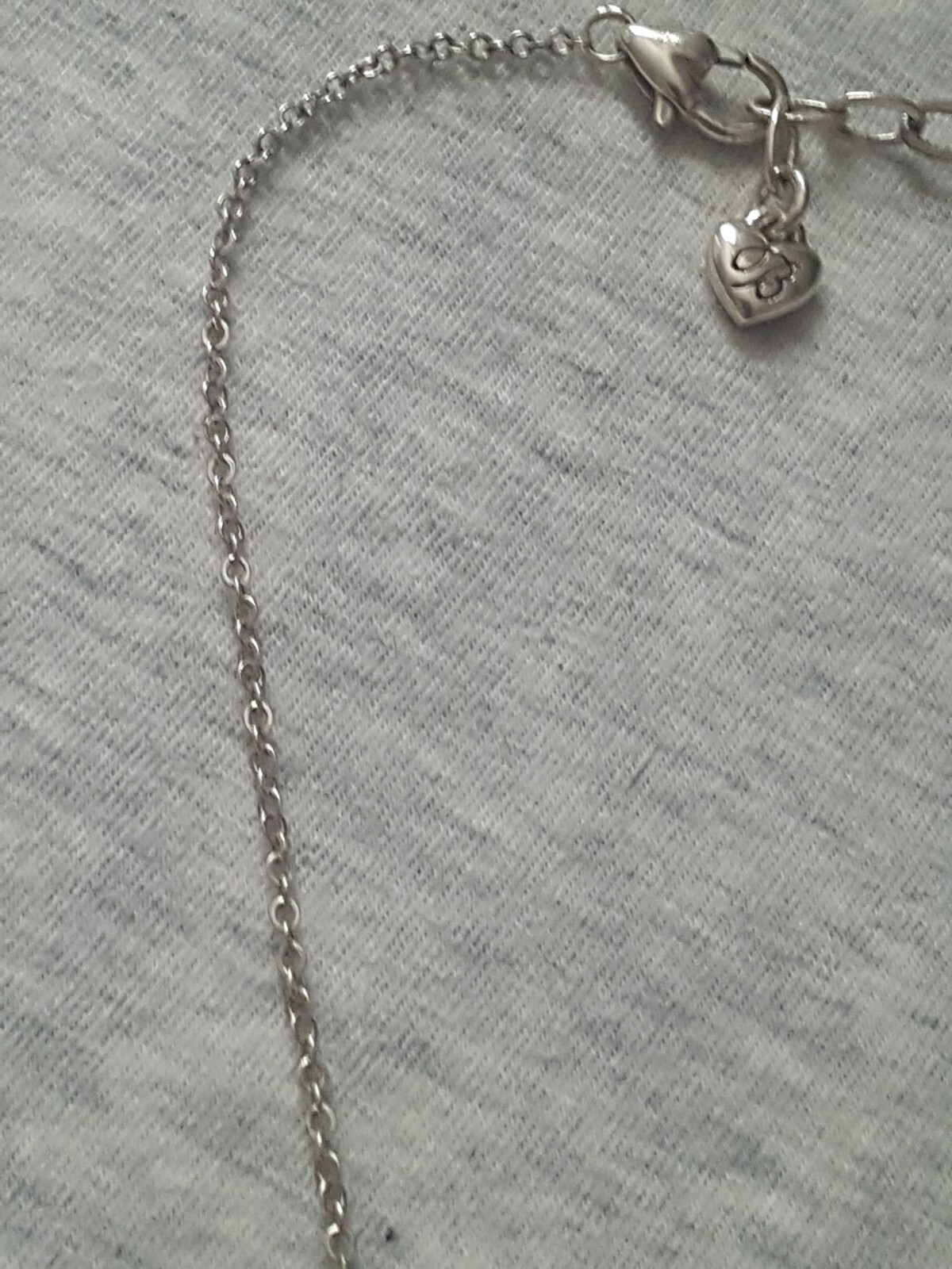 Brighton MARGARITA Cross Necklace Tiny Pendant Dainty w/ Pearl Charm 15-17″