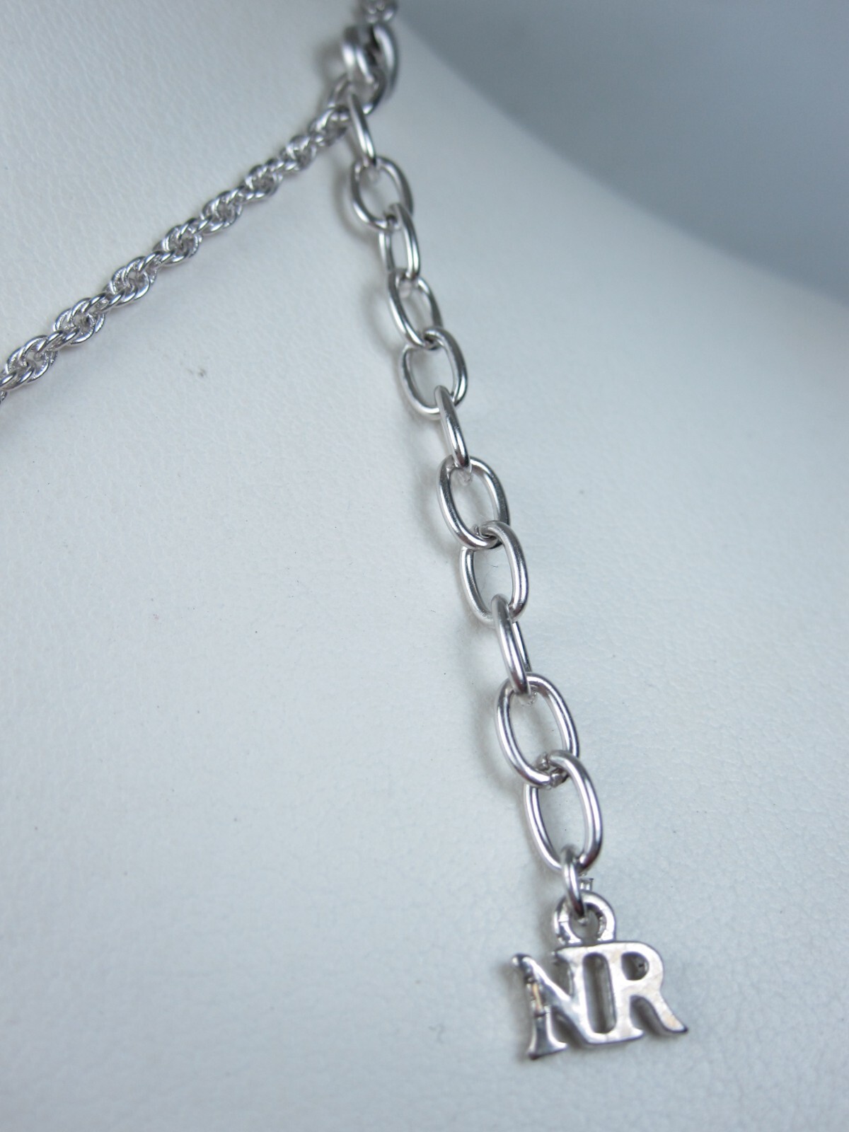 Nina Ricci Rhodium Plated Pendant with Swarovski Crystals & Pearls – 16-18″ 4075