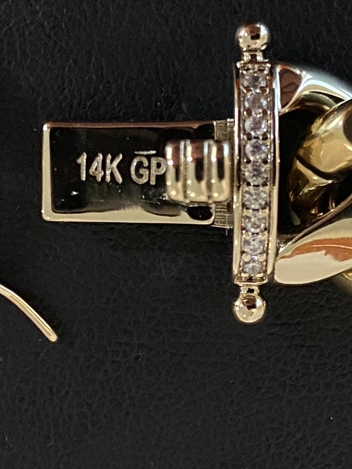 Miami Cuban Chain 14k Gold Plated SS Men Hip Hop Choker Iced CZ Box Lock 14mm