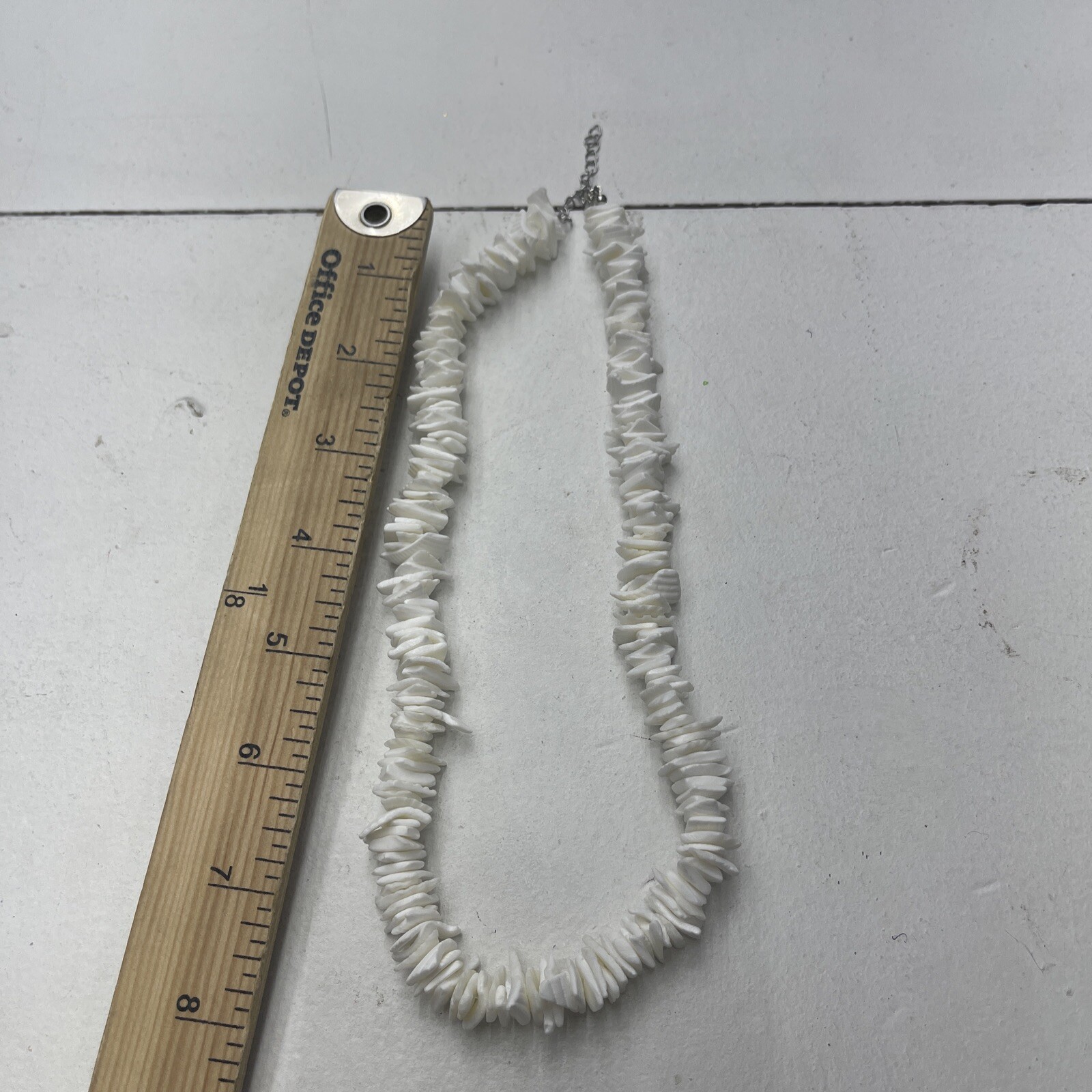White Puka Shell Necklace Unisex Adults