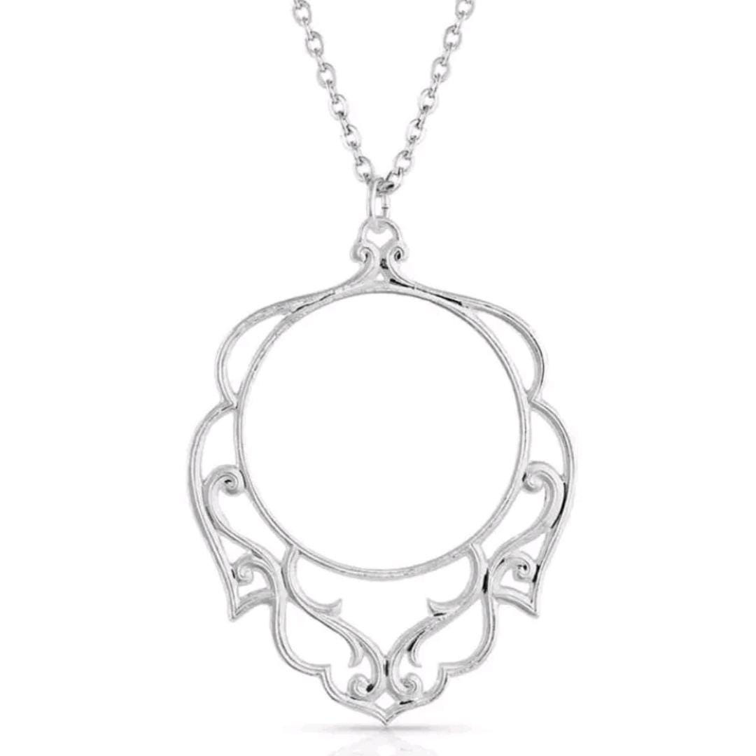 Montana Silversmiths Fine Silver Wide Open Spaces Necklace Retaill $50 ~ NEW