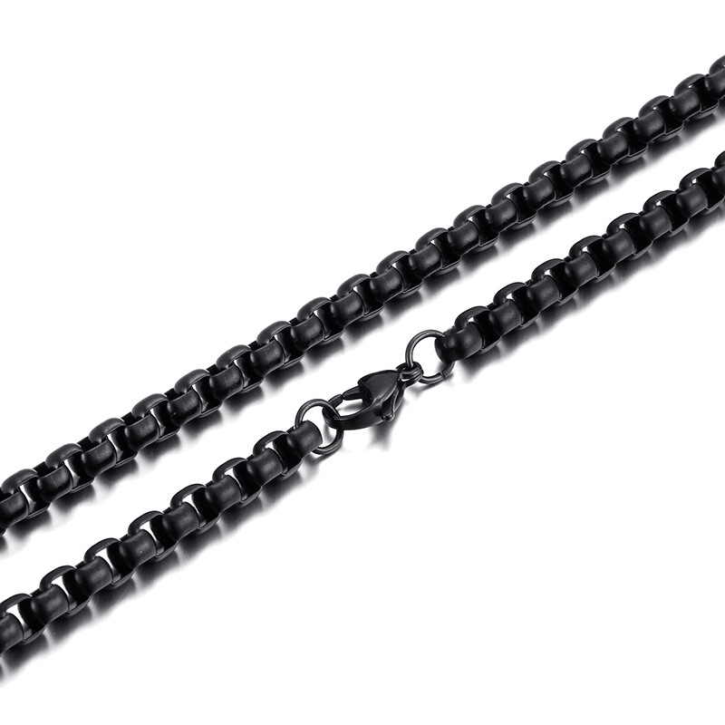 5pcs in bulk Stainless steel Square Rolo Chain Necklace Strong Link 6mm 18-26in