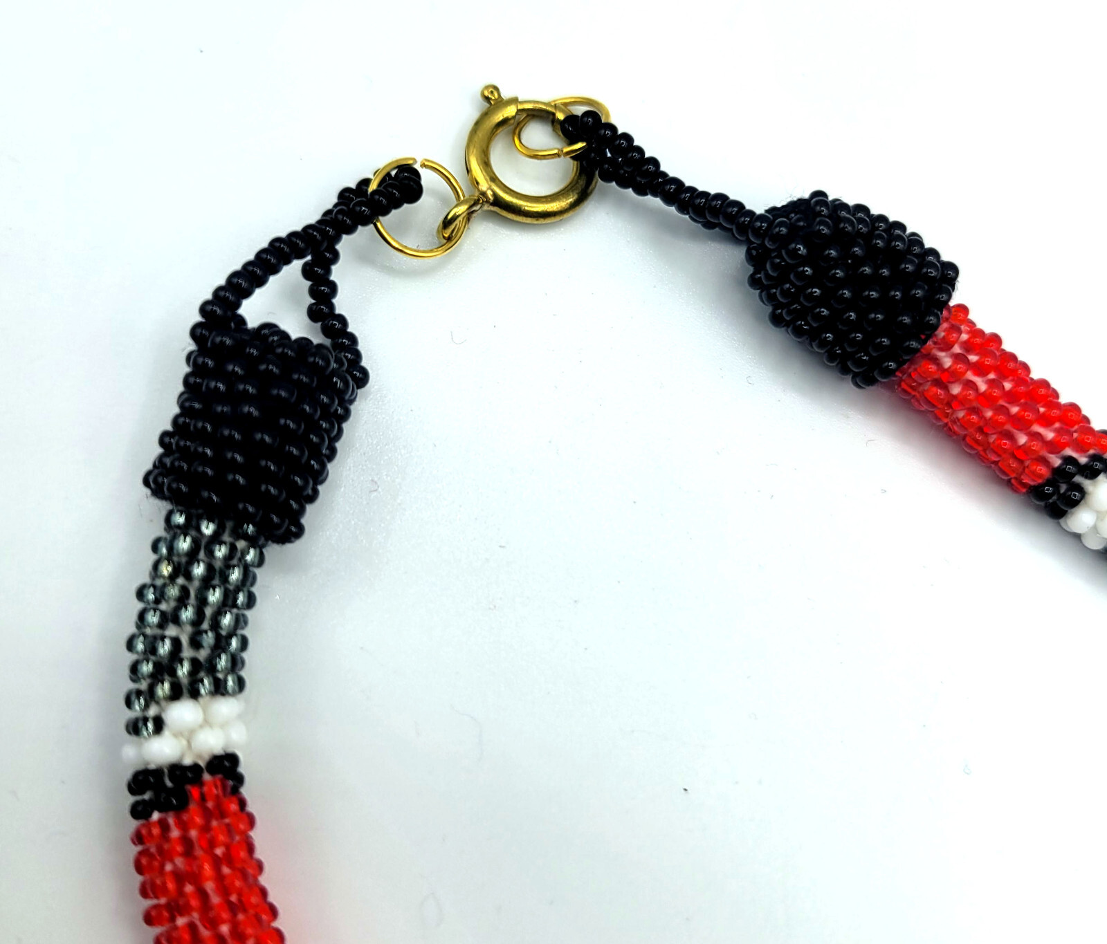 Glass Beaded Necklace and earring set Bohemian Hippie Beaded Jewellery Set