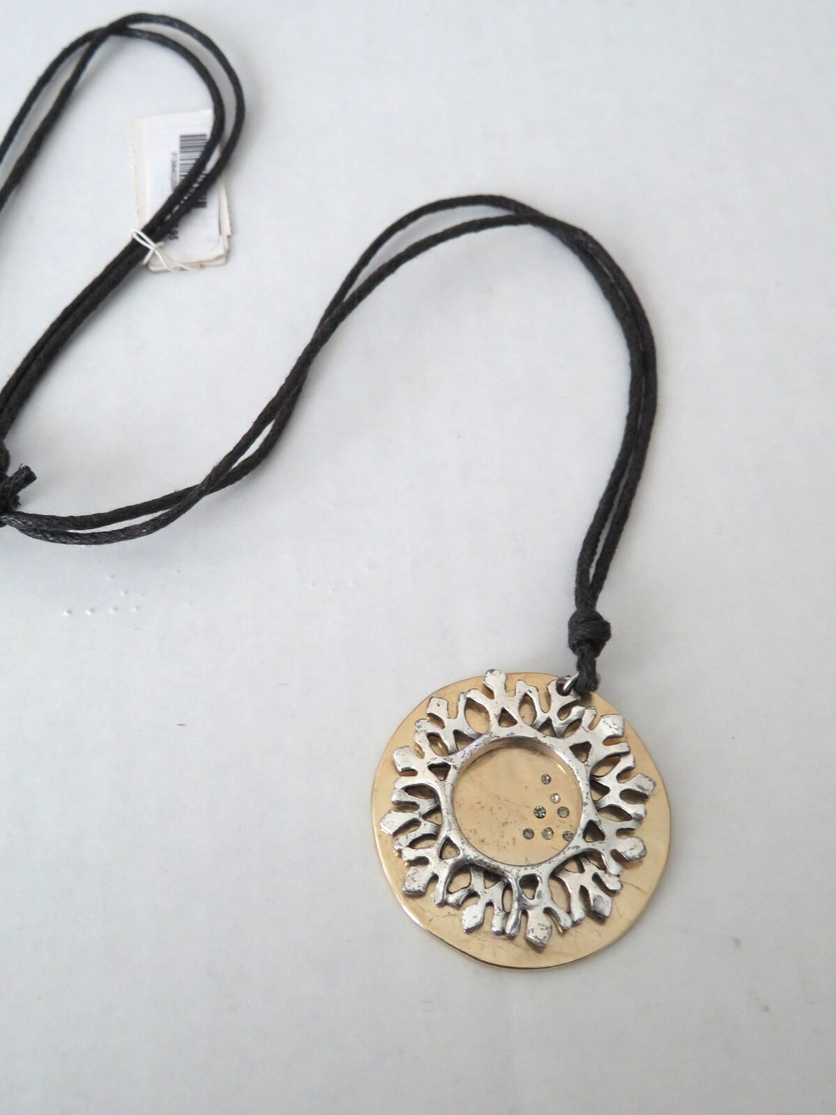 J.JILL SNOWFLAKE PENDANT NECKLACE 18-28″