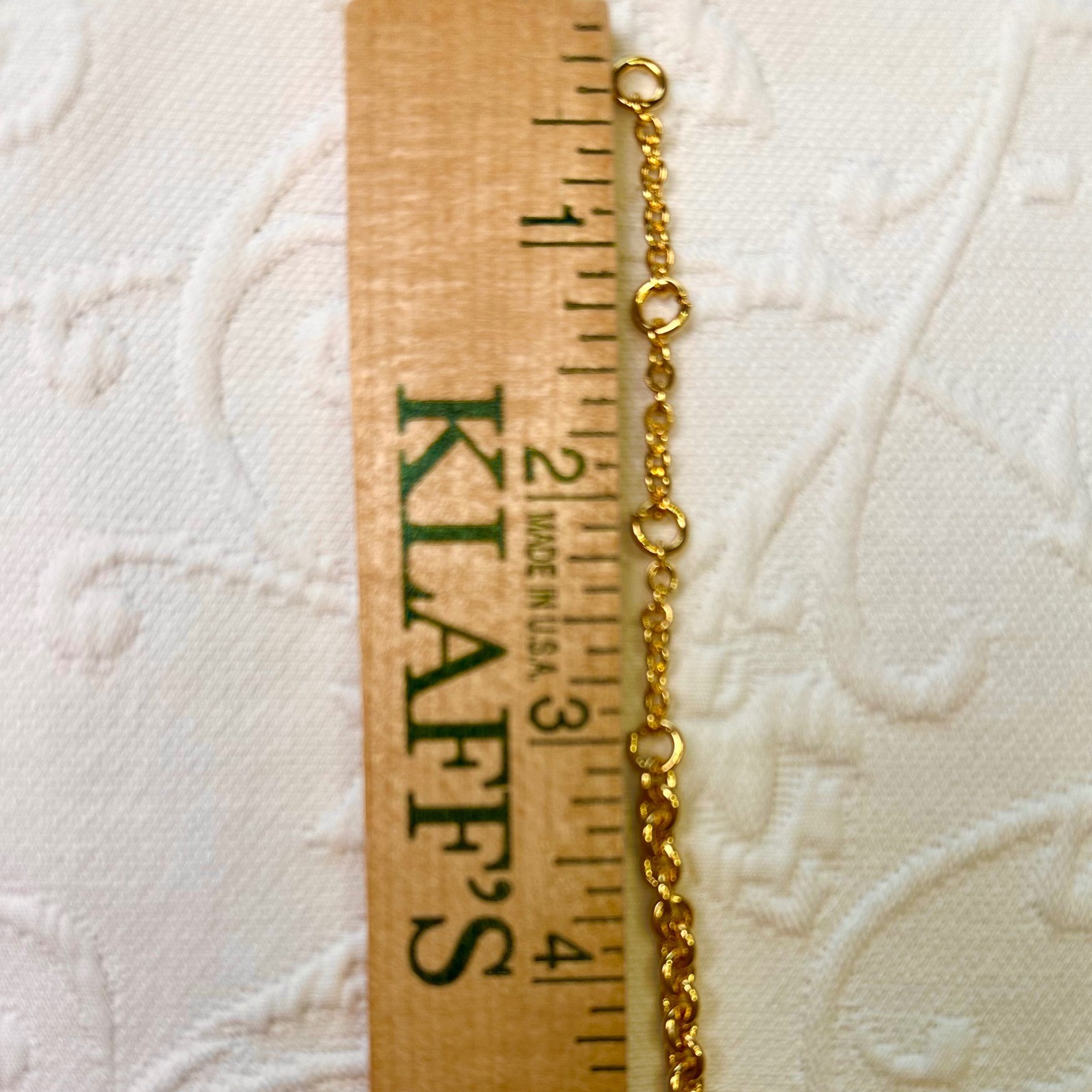 Talbots Tortoiseshell Link Goldtone Chain Long Necklace Brown Amber Statement