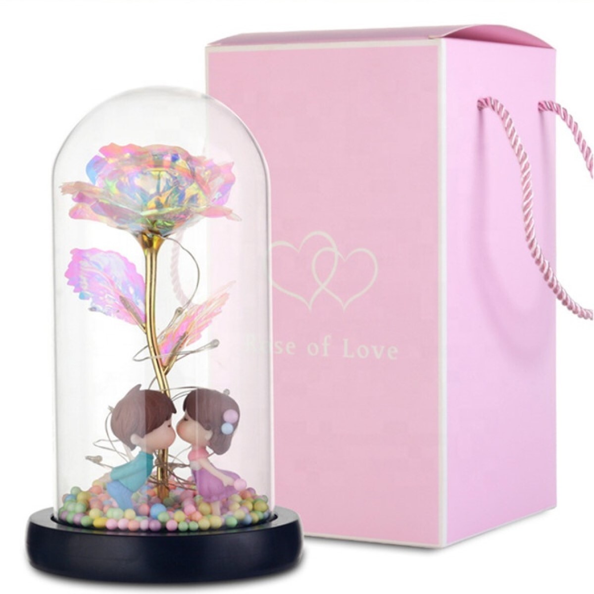 💖BigSale💖 Her Gift Wife Flowers For Girls Vase Women Valentines Day Girlfriend