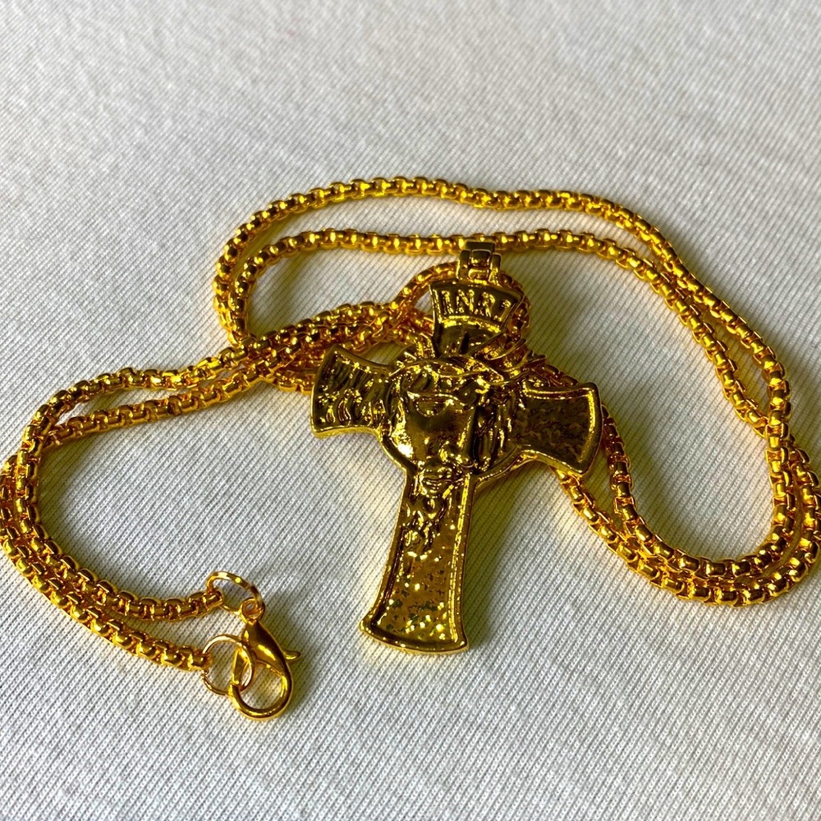 New Fashion Jewelry Gold-Plated Necklace Unisex Adult