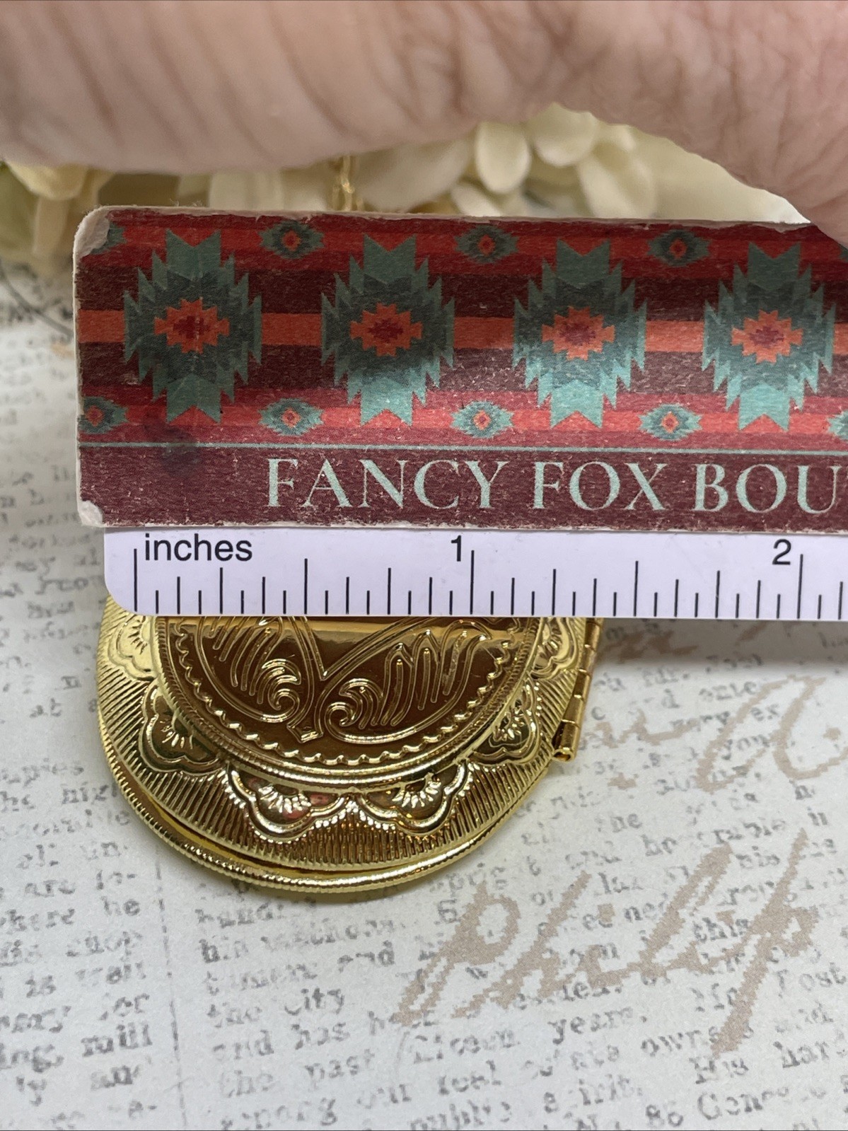 Ylw Gold Photo Locket Necklace Birthday Gift Green Owl Barn Tree Hoot Fall Mom