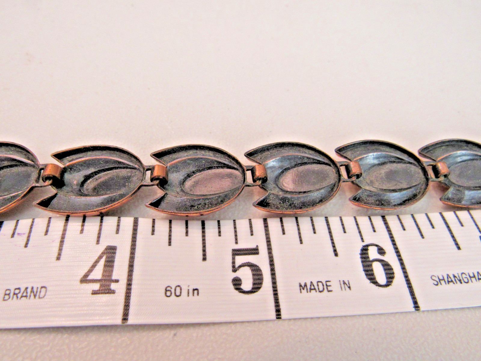 VINTAGE RENOIR COPPER NECKLACE SIGNED CHOCKER NECKLACE 14″