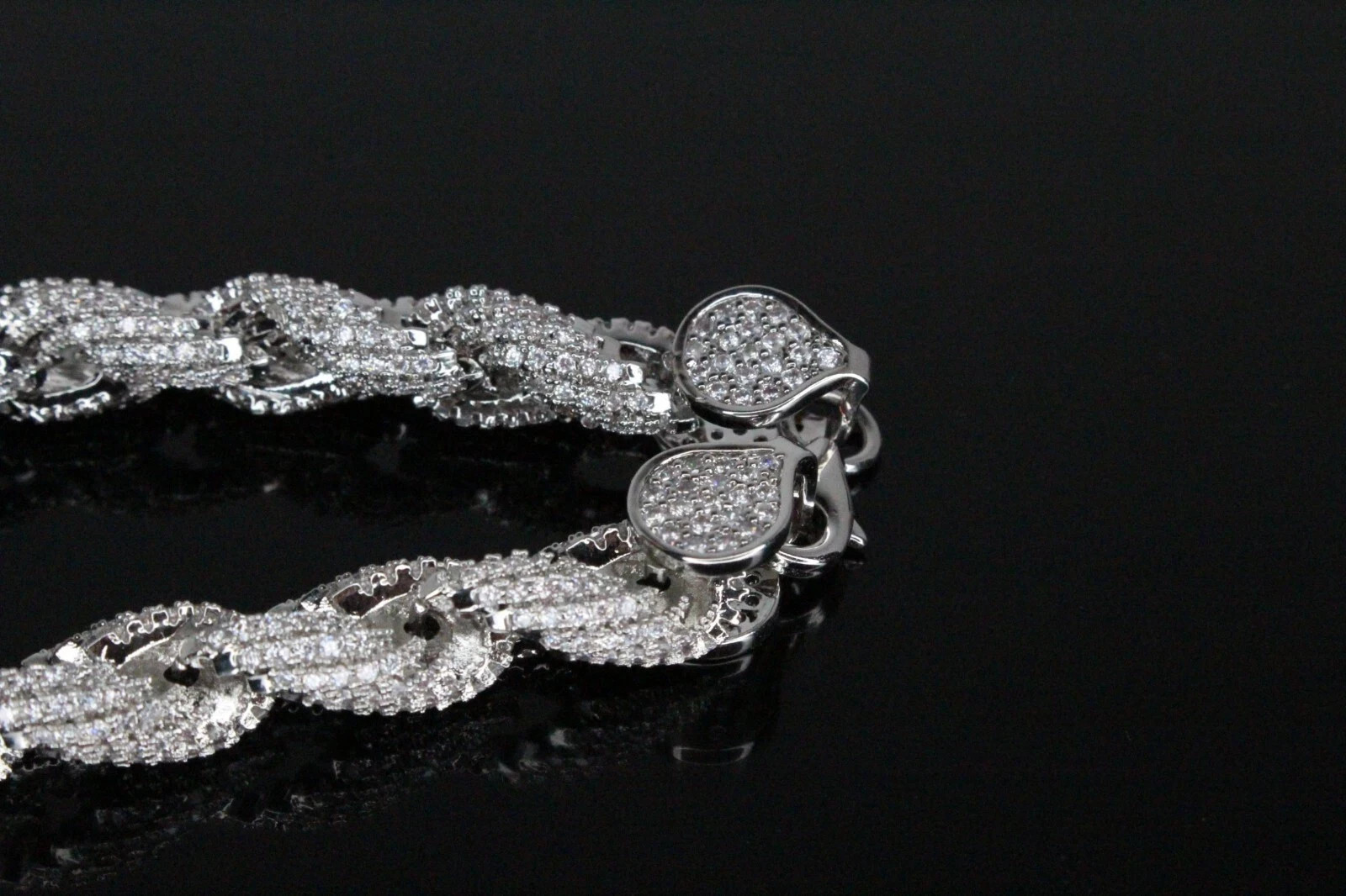 14k STAMPED 8mm ICE OUT Rope Chain Necklace 64ctw Lab Sim Diamond 150g+ HEAVY !