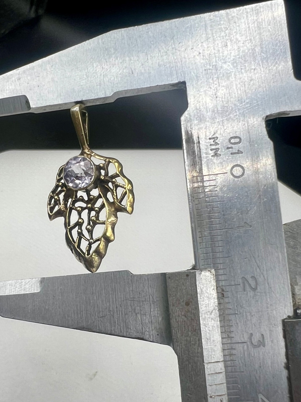 Antique pendant 1970s stone Alexandrite Silver 875 collectible model old