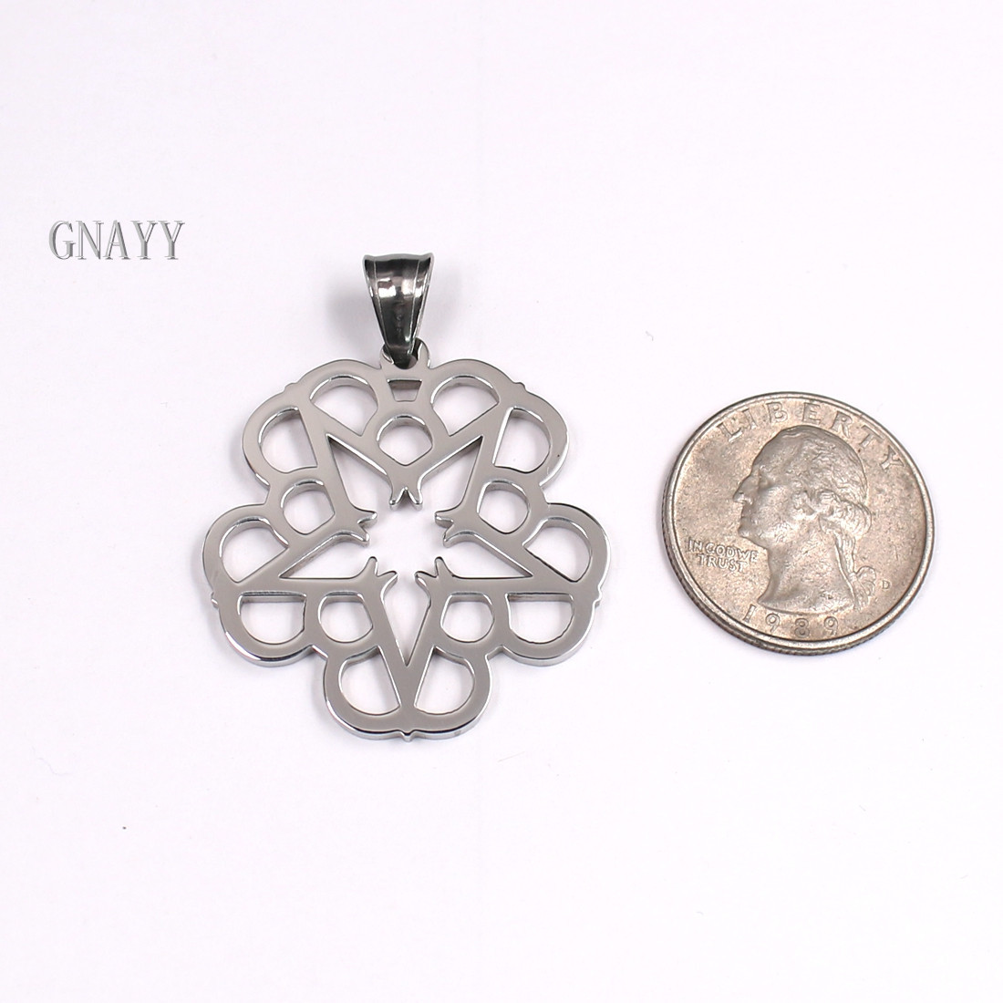 GNAYY Black Veil Brides America Rock Band BVB Letter Pendant Necklace Silver 24′