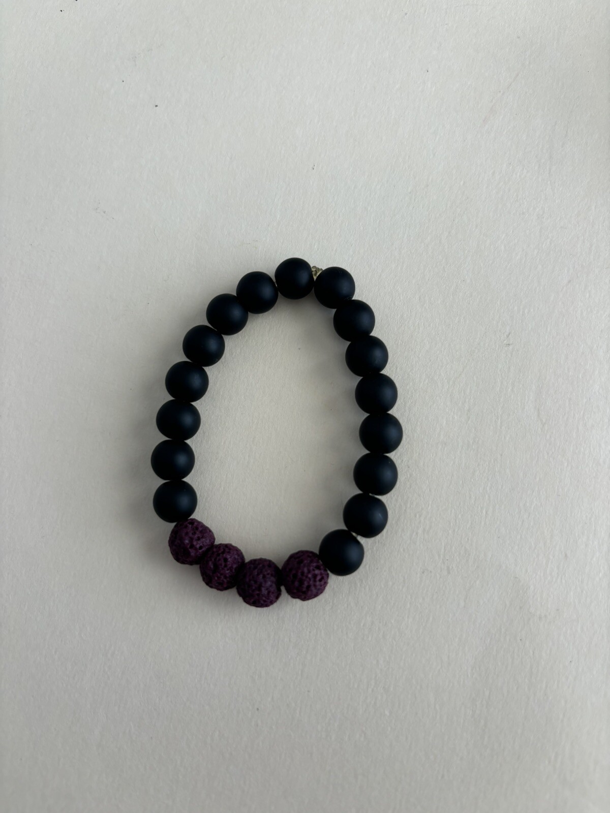 Lot of 10 Young Living Lava Rock Bead Bracelet Multi Color Precious Gemstone