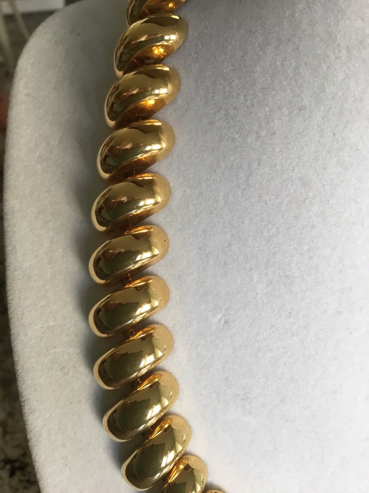 NAPIER Gold Tone Choker Necklace 16” Excellent Condition!