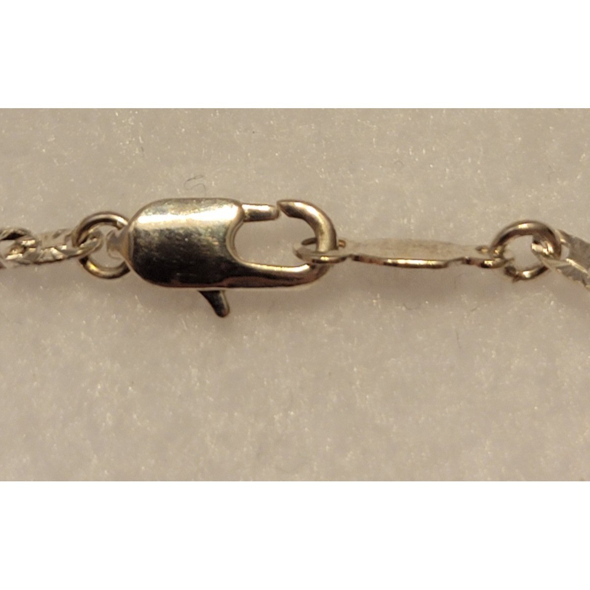 Necklace Silver Diamond Cut Link Chain Minimalist Jewelry Women 28 in