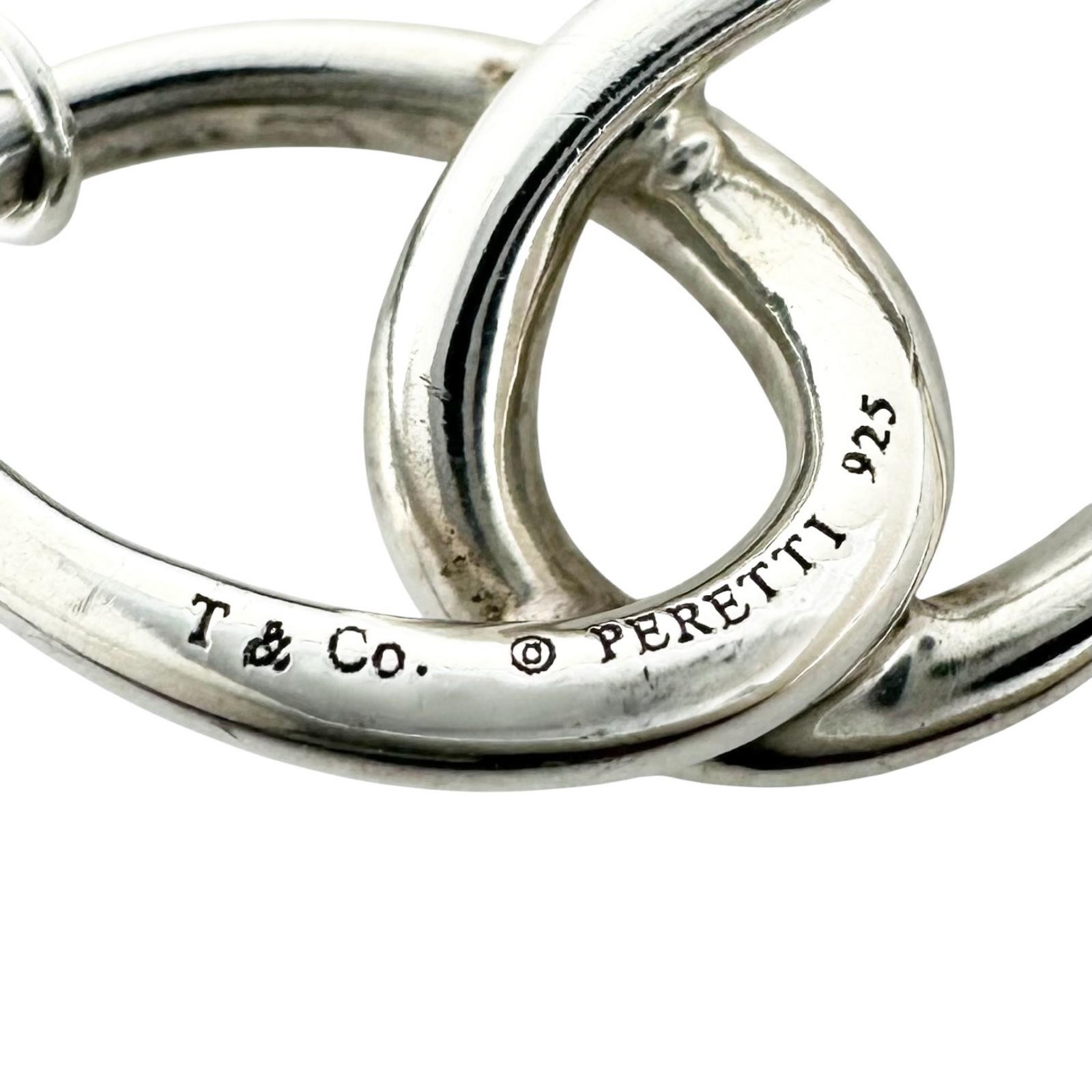 TIFFANY&Co. Elsa Peretti Double Loop Necklace Silver925 Women